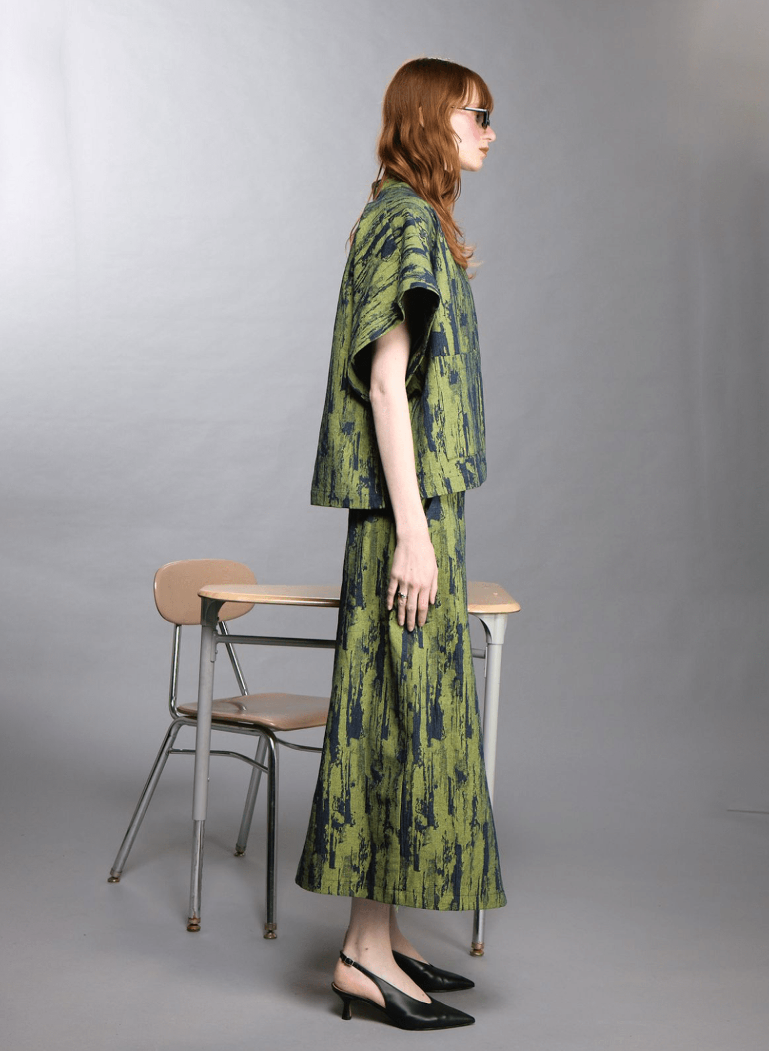 Kimono Jacket - Green (PRE - ORDER) - Meg