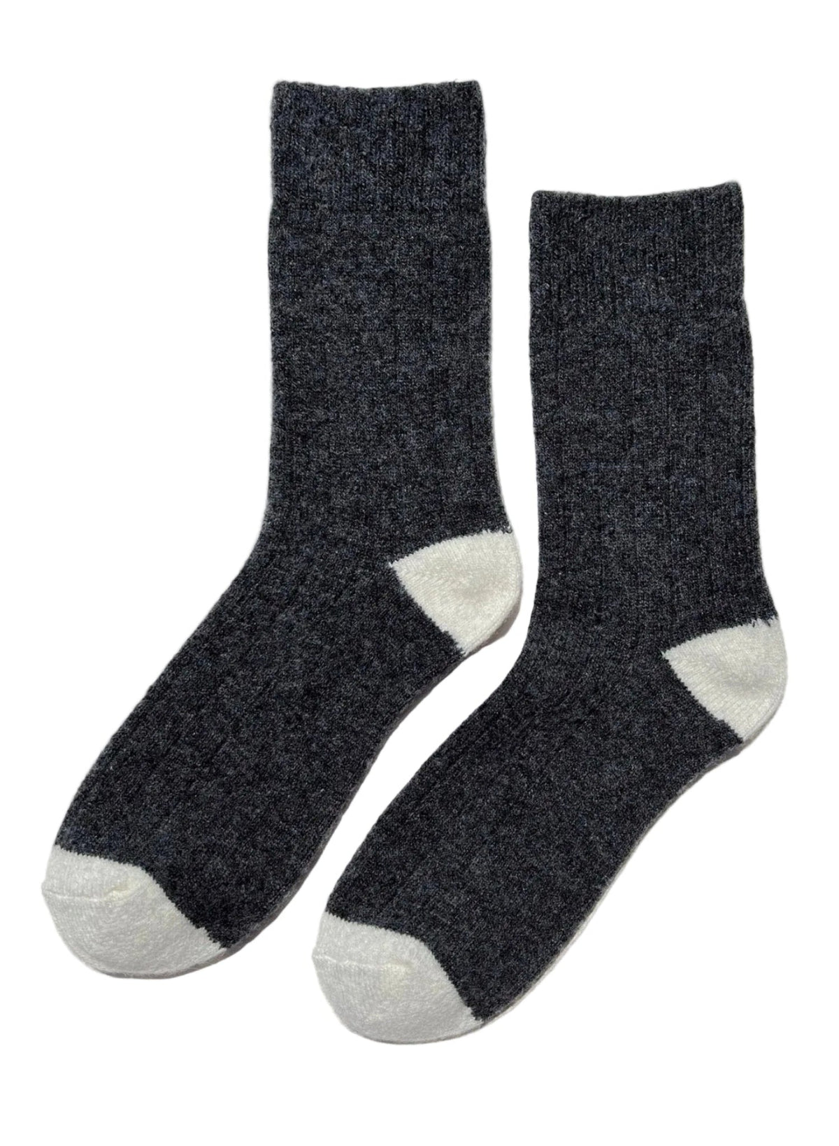 Le Bon Shoppe - Cashmere Socks - Charcoal Melange - Meg