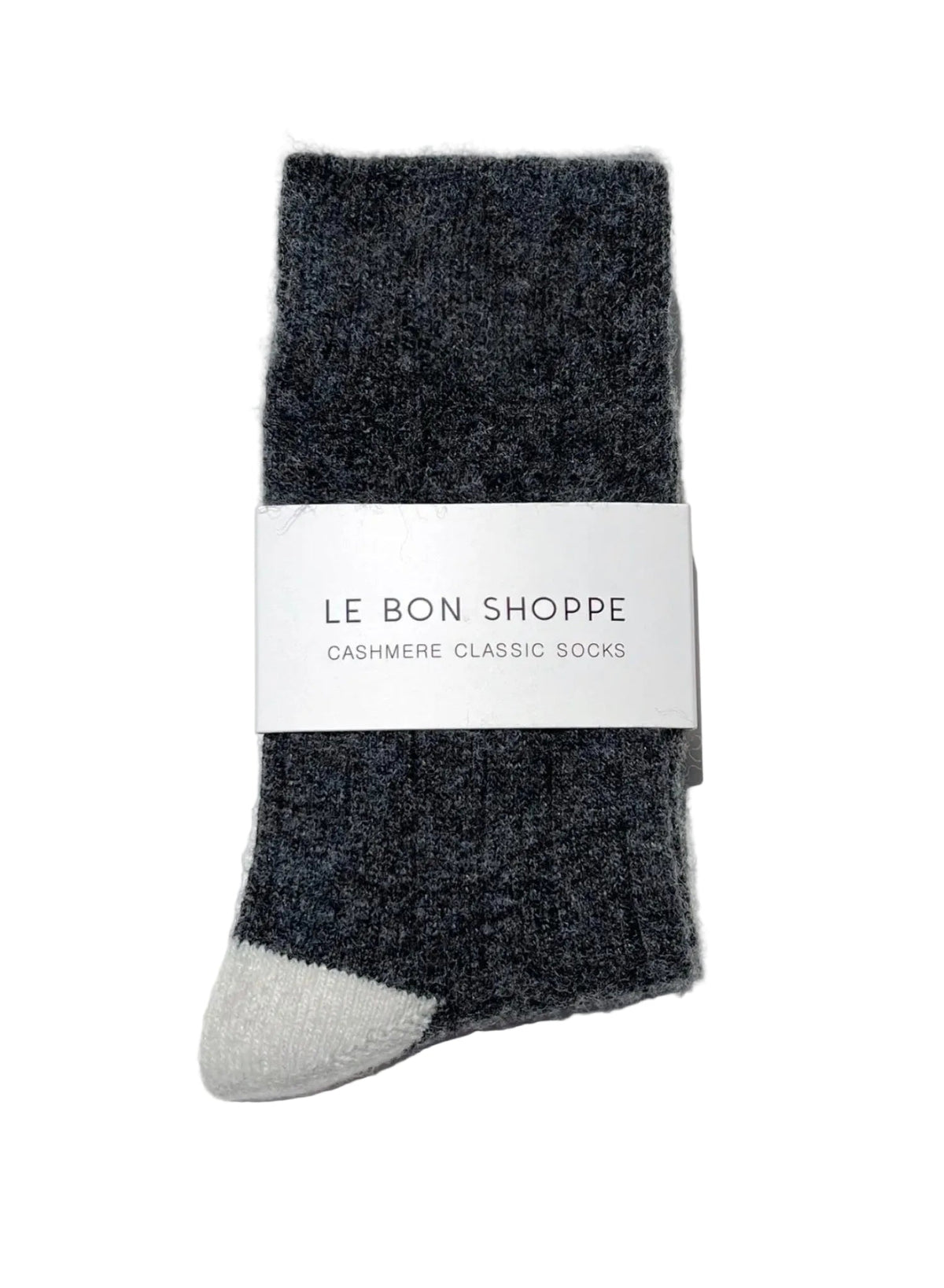 Le Bon Shoppe - Cashmere Socks - Charcoal Melange - Meg