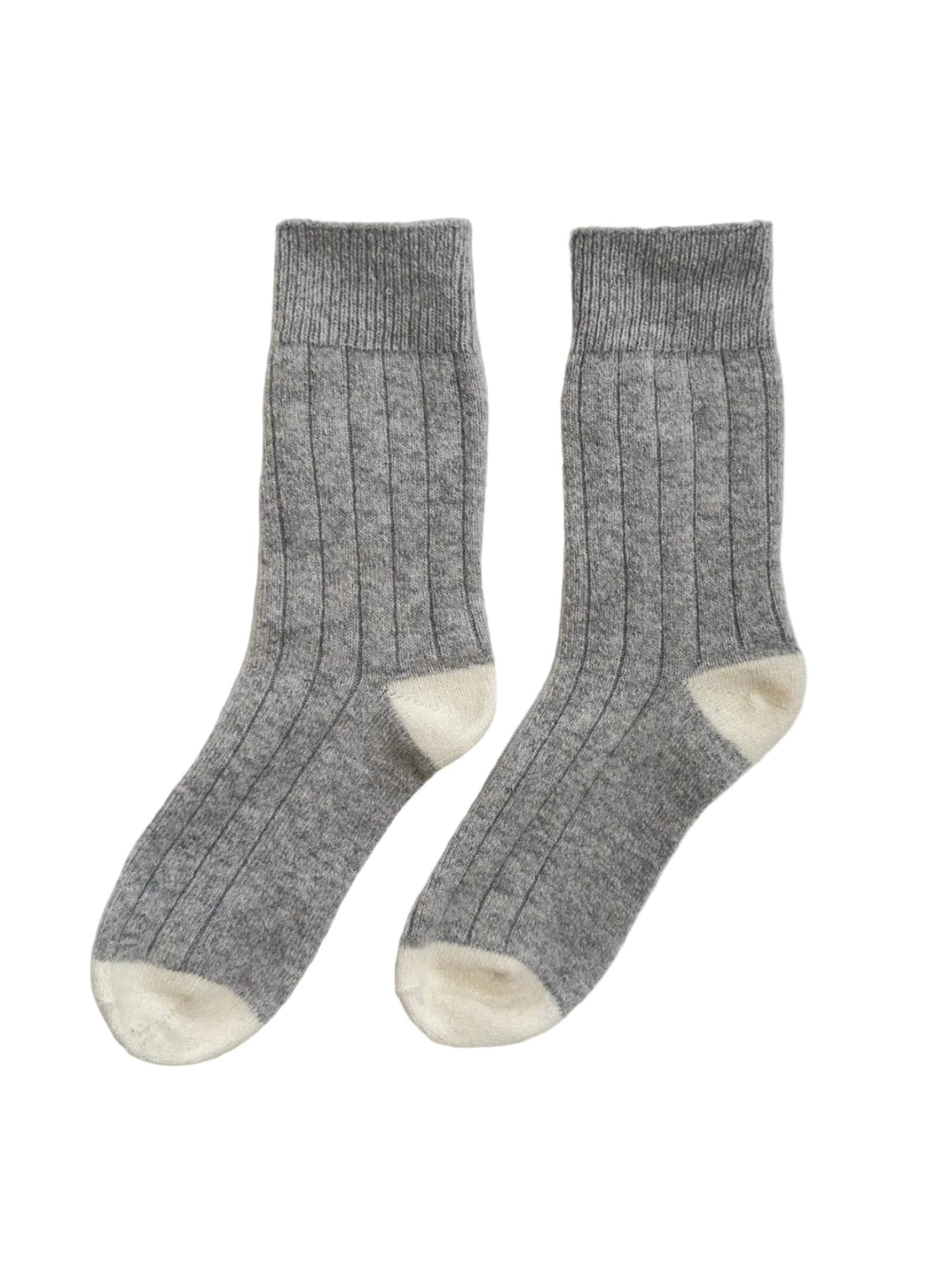 Le Bon Shoppe - Cashmere Socks - Grey Melange - Meg
