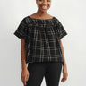 Liberty Top - Black Plaid - M (RESALE ITEM) - Meg