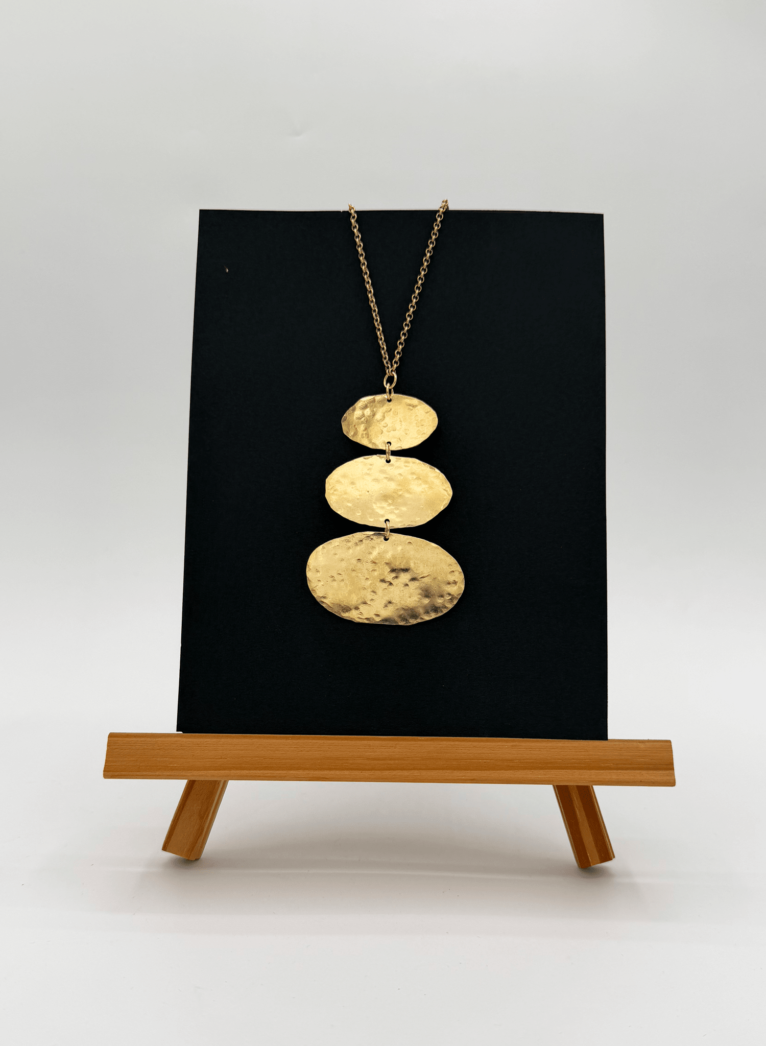 Line & Label - Cloud Necklace - Brass - Meg