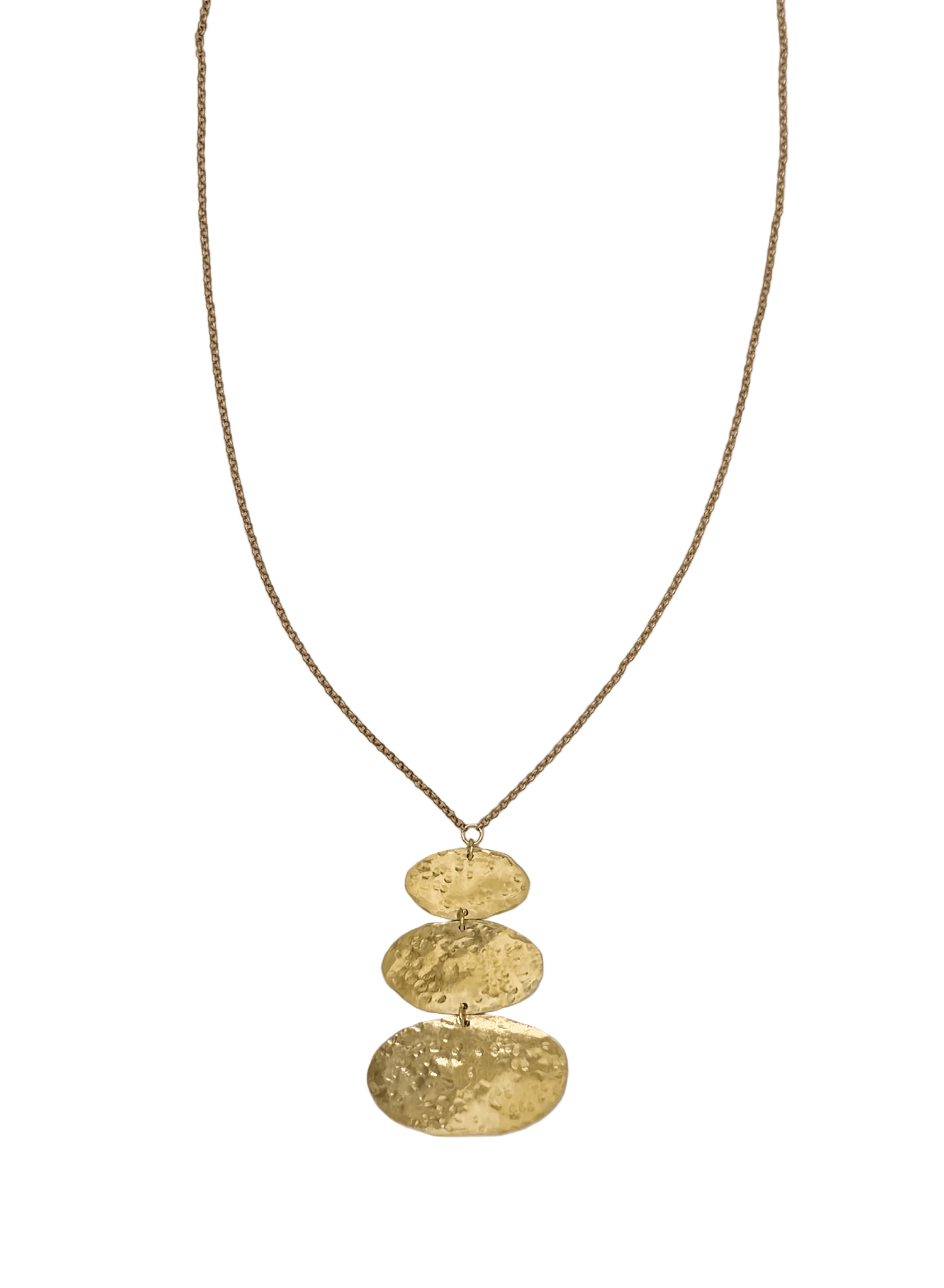 Line & Label - Cloud Necklace - Brass - Meg