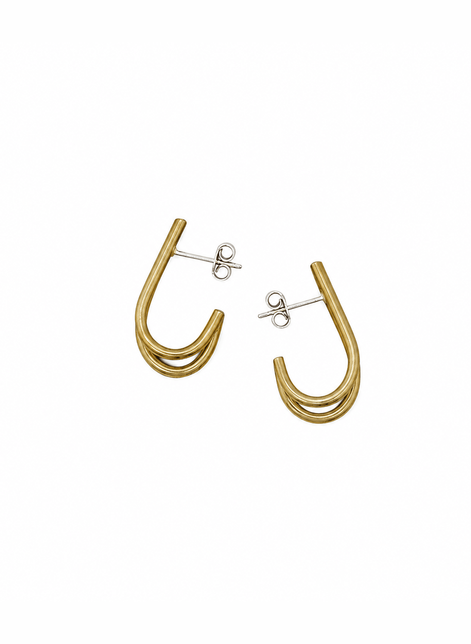 Line & Label - Double Hook Hoops - Meg