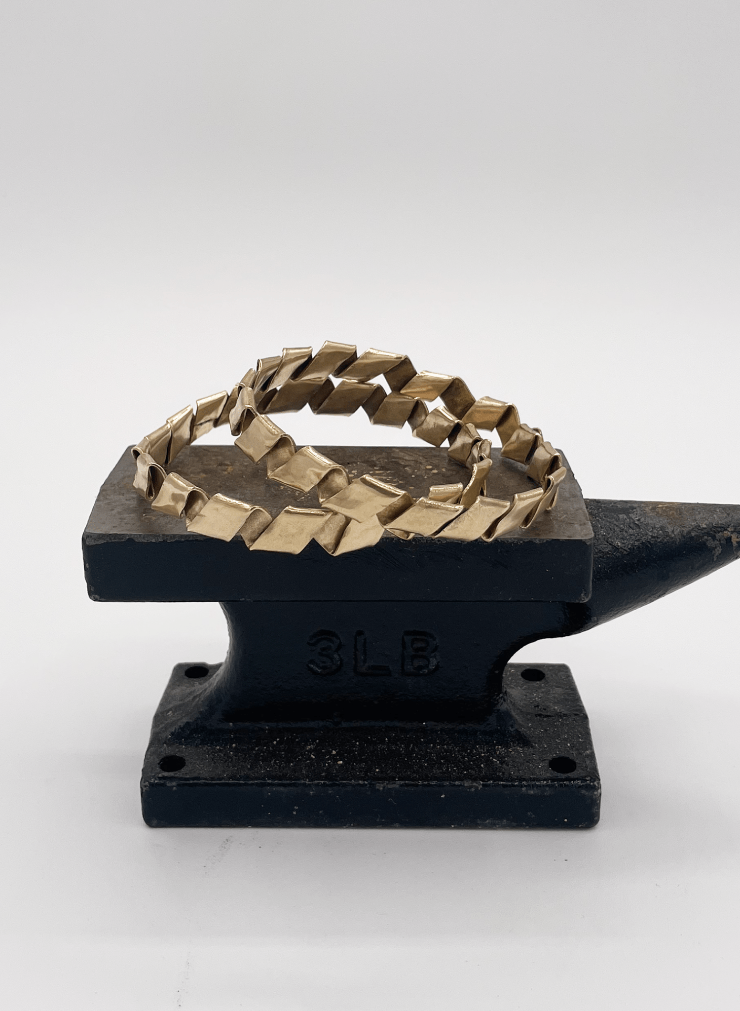 Line &amp; Label - Kallos Bangle - Brass - Meg