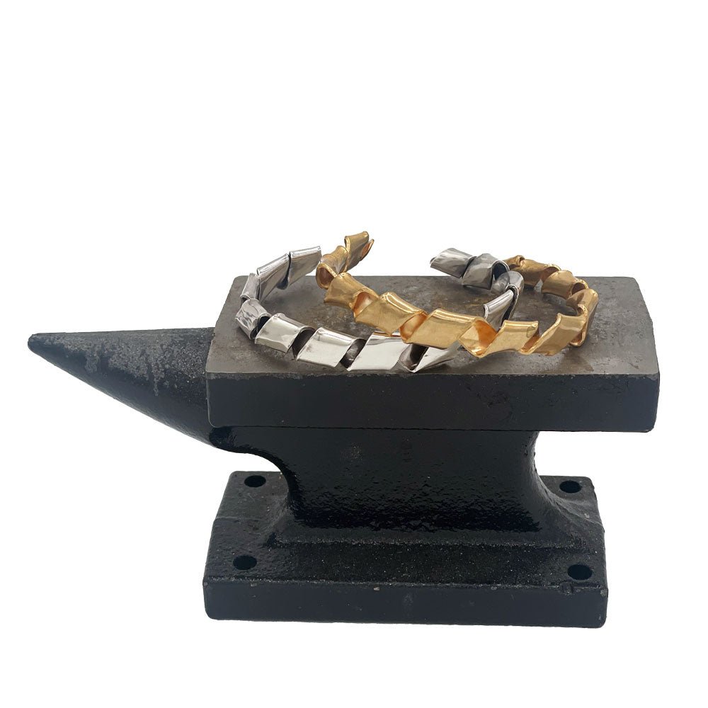 Line & Label - Kallos Cuff - Brass - Meg