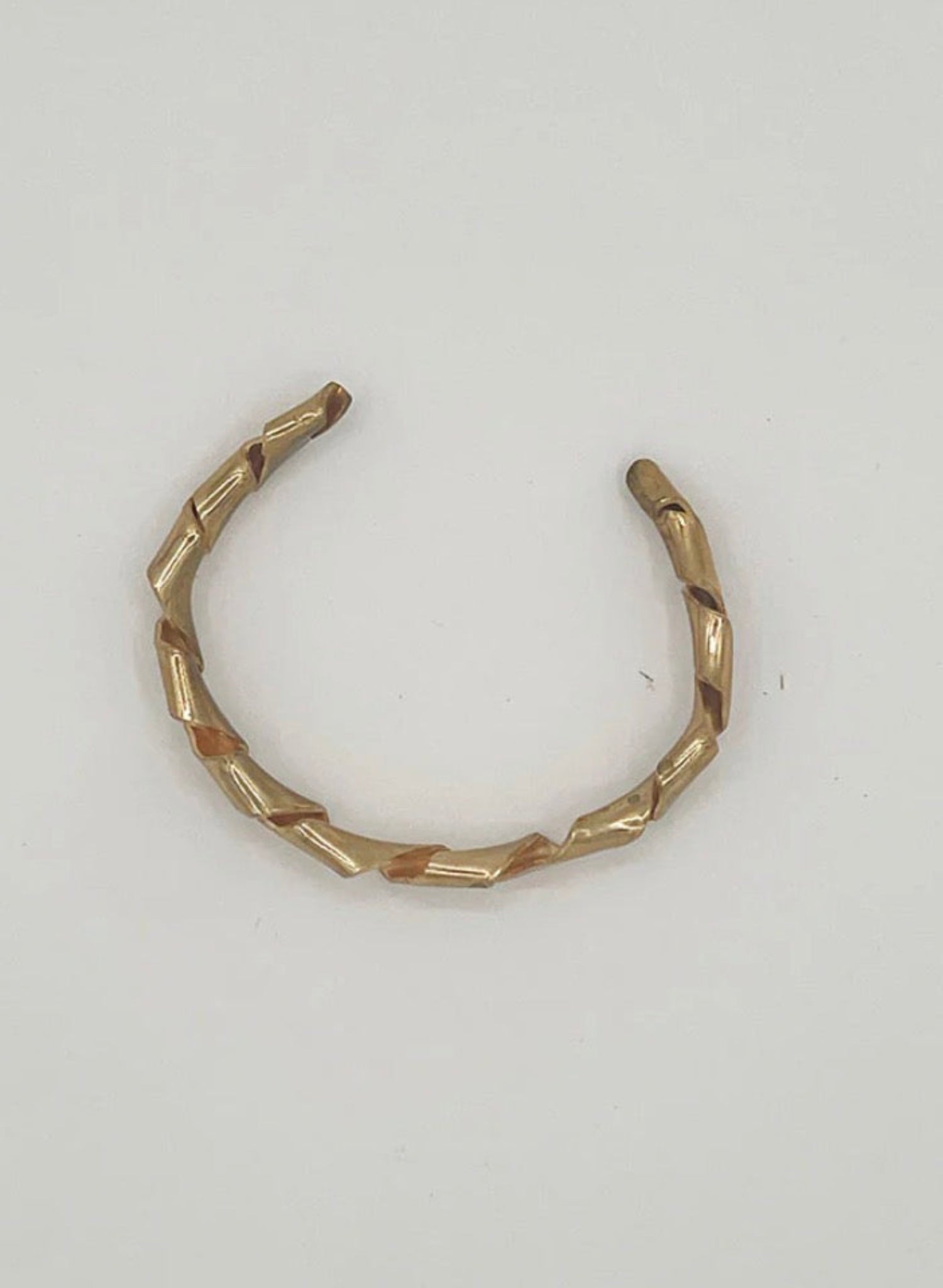 Line & Label - Kallos Cuff - Brass - Meg