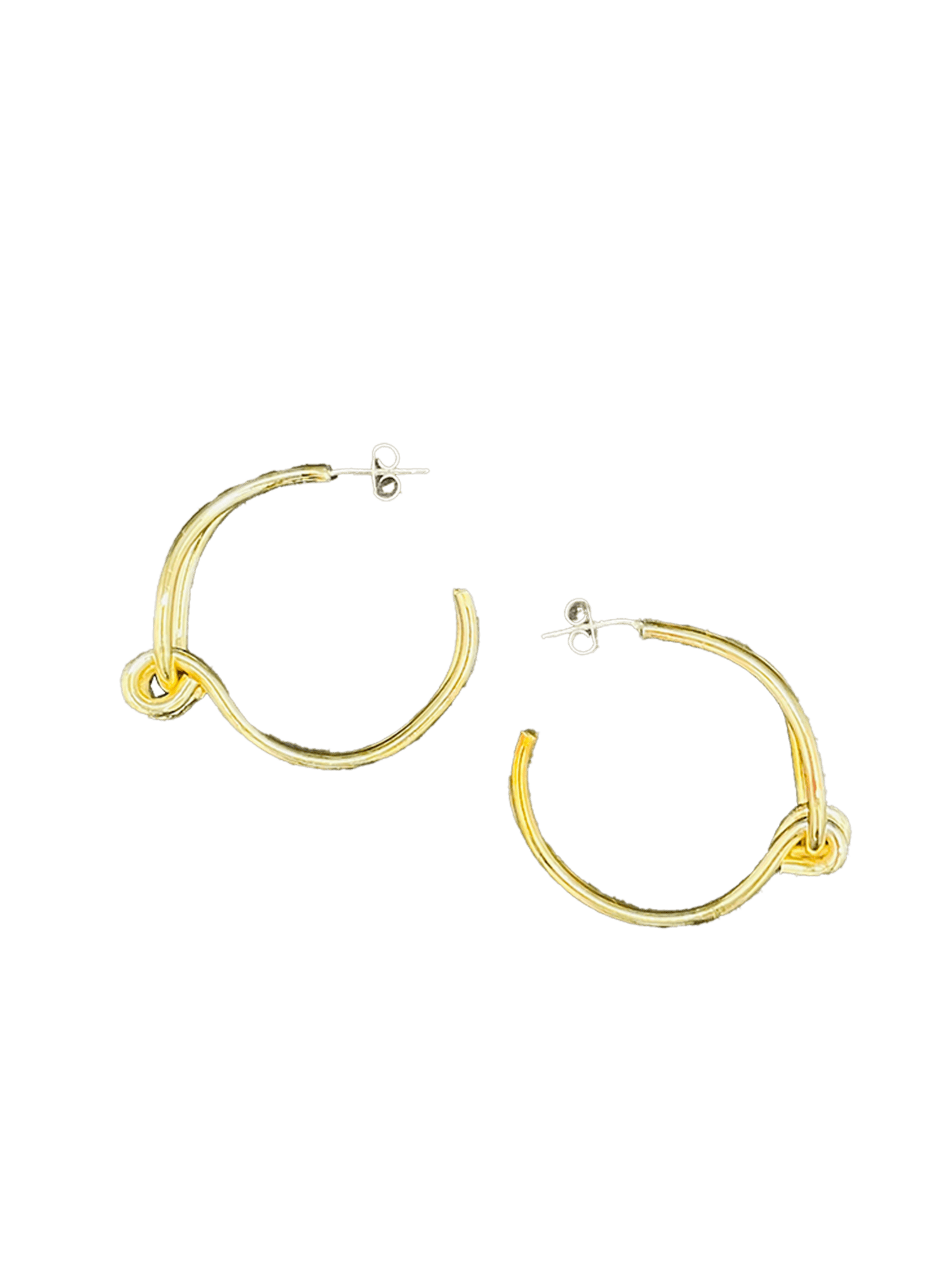 Line & Label - Knot Hoops - Meg