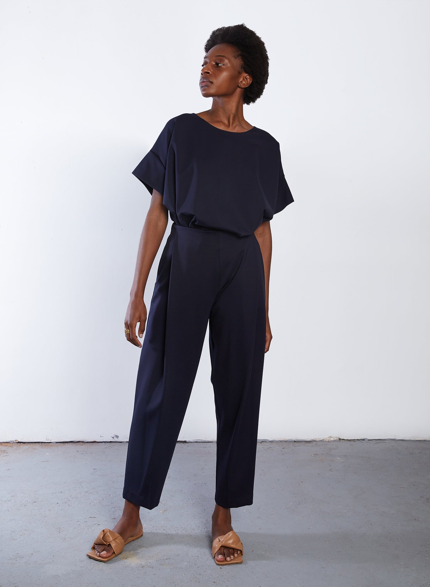 Long Cozy Pant - Navy - M (RESALE ITEM) - Meg