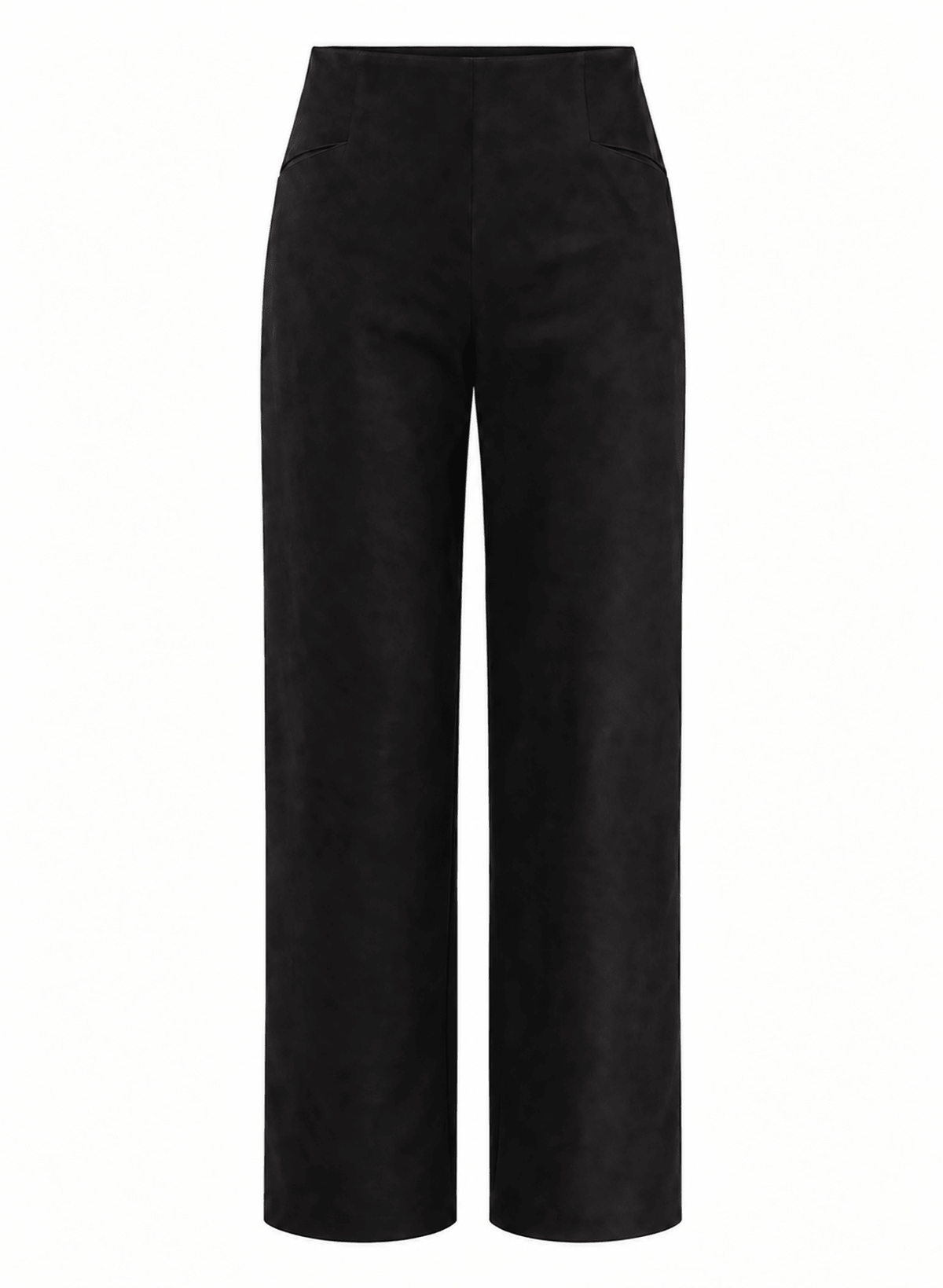 Long Odette Pant - Black Suede - Meg