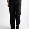 Long Odette Pant - Black Suede - Meg