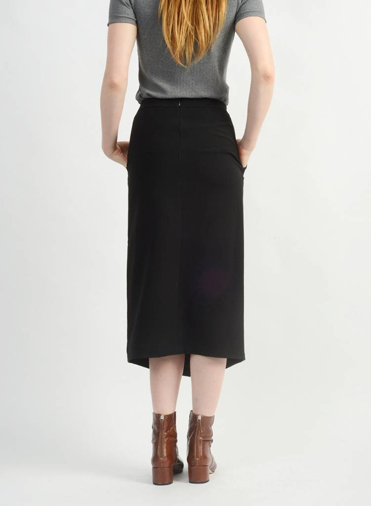 Long Relaxed Skirt - Black - L (RESALE ITEM) - Meg