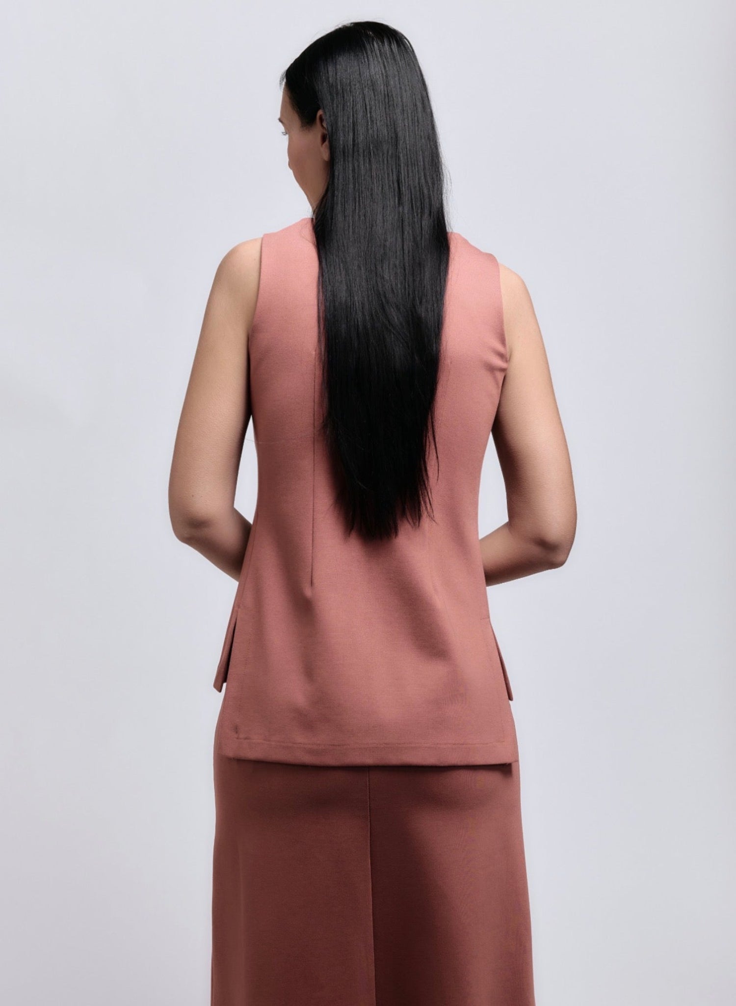 Long Vest - Desert Rose - Meg