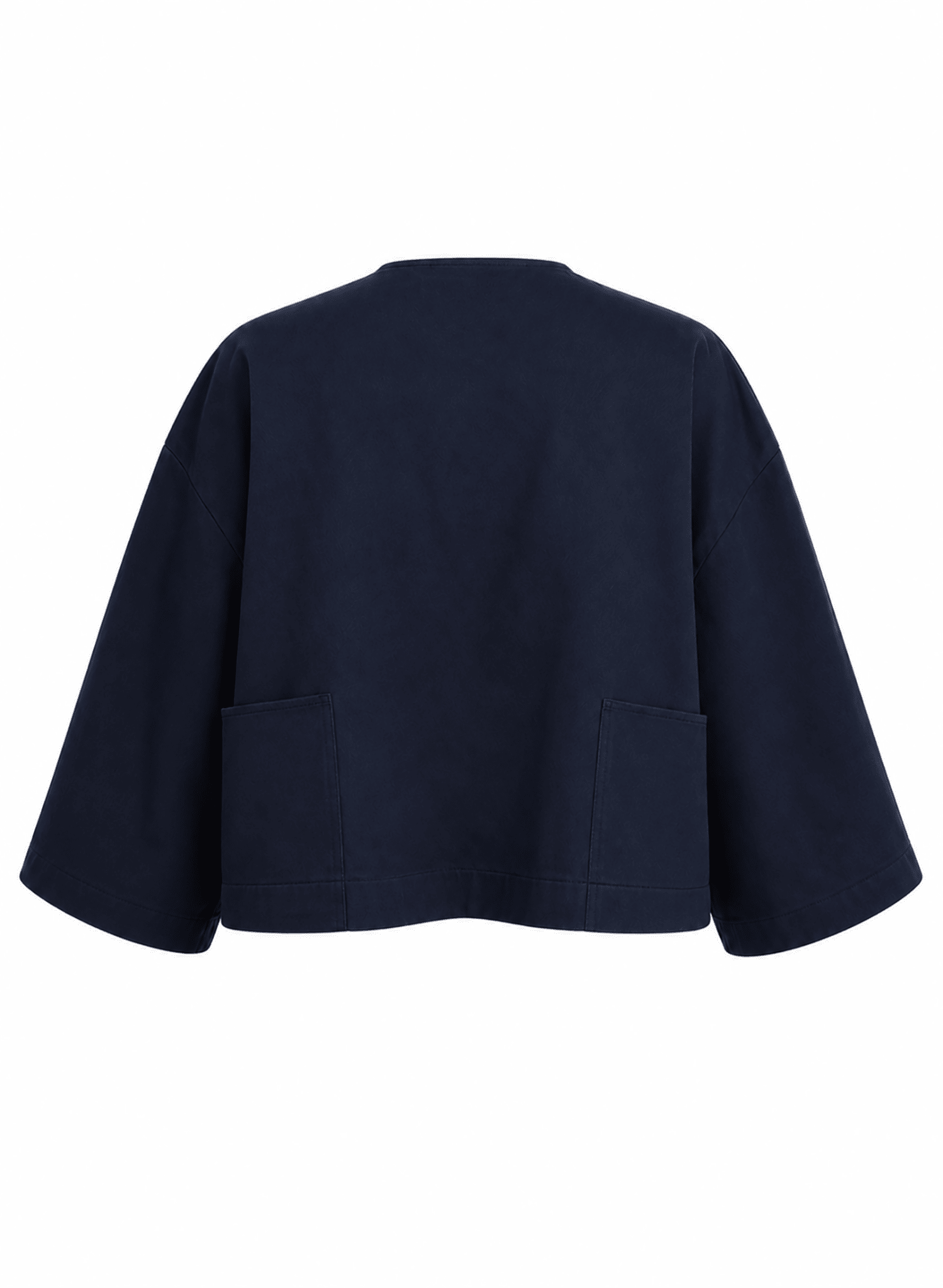 Lou Lou Cropped Jacket - Navy - Meg