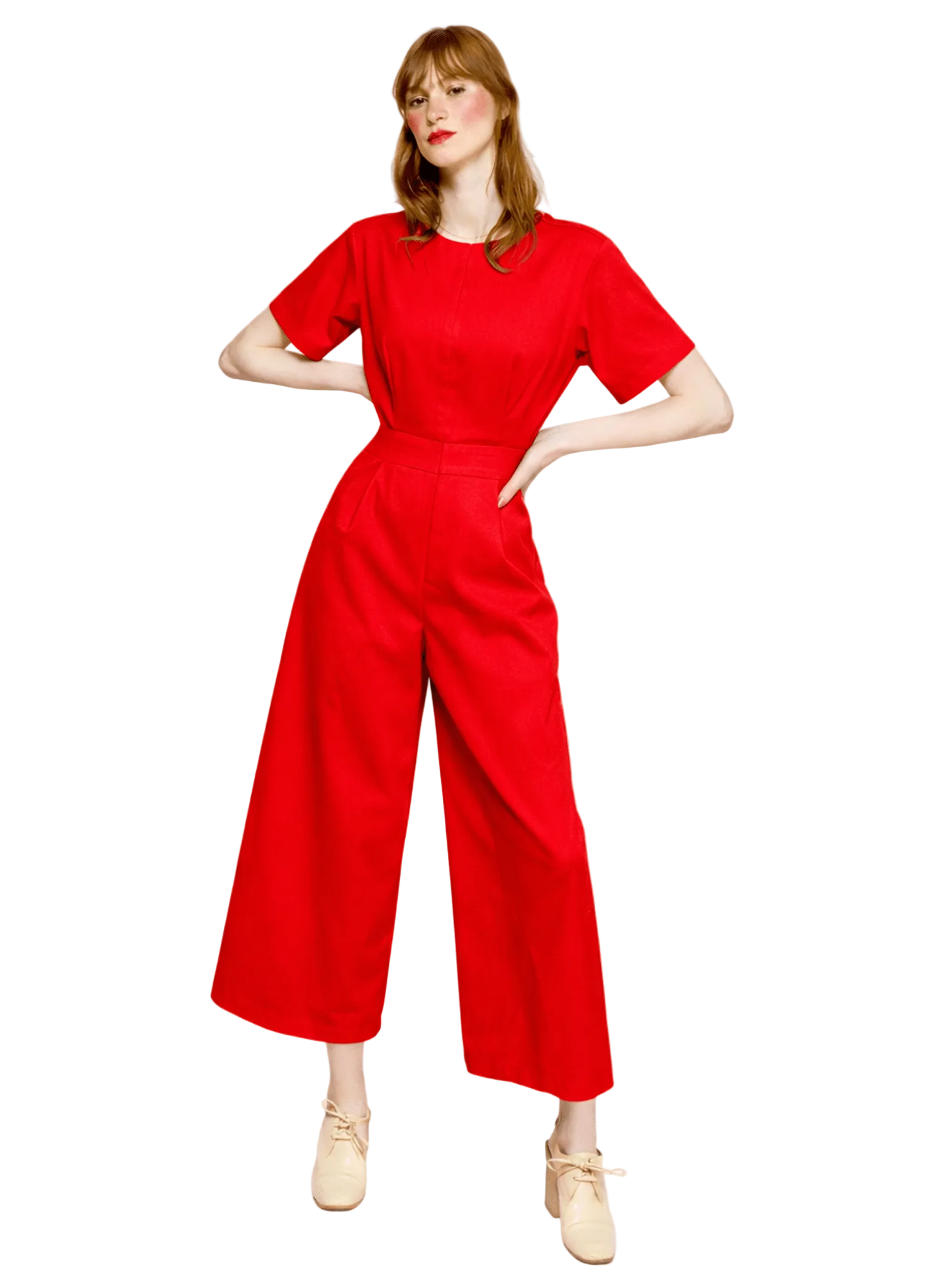 Lou Lou Jumpsuit - Brick Red (PRE - ORDER) - Meg