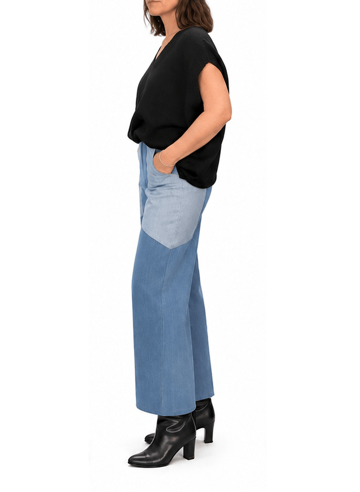 Lou Lou Pant - Blue Denim - Meg