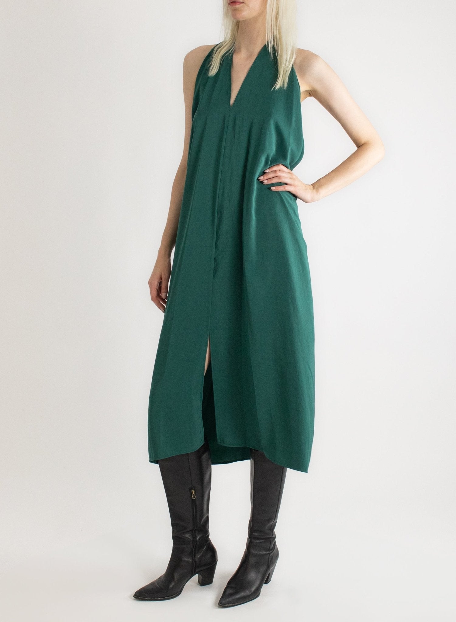 Luis Halter Dress - Forest - Meg