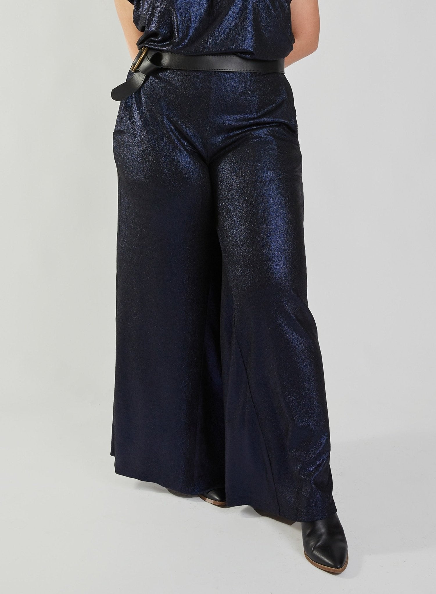 Luis Pant - Navy Sparkle - L (RESALE ITEM) - Meg