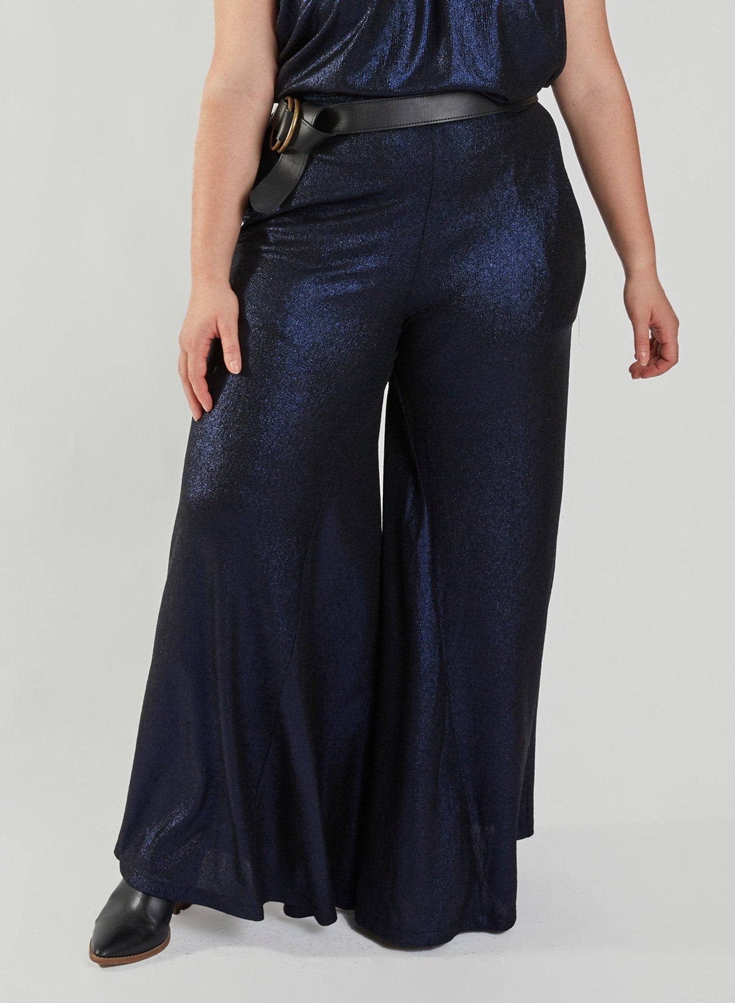 Luis Pant - Navy Sparkle - L (RESALE ITEM) - Meg