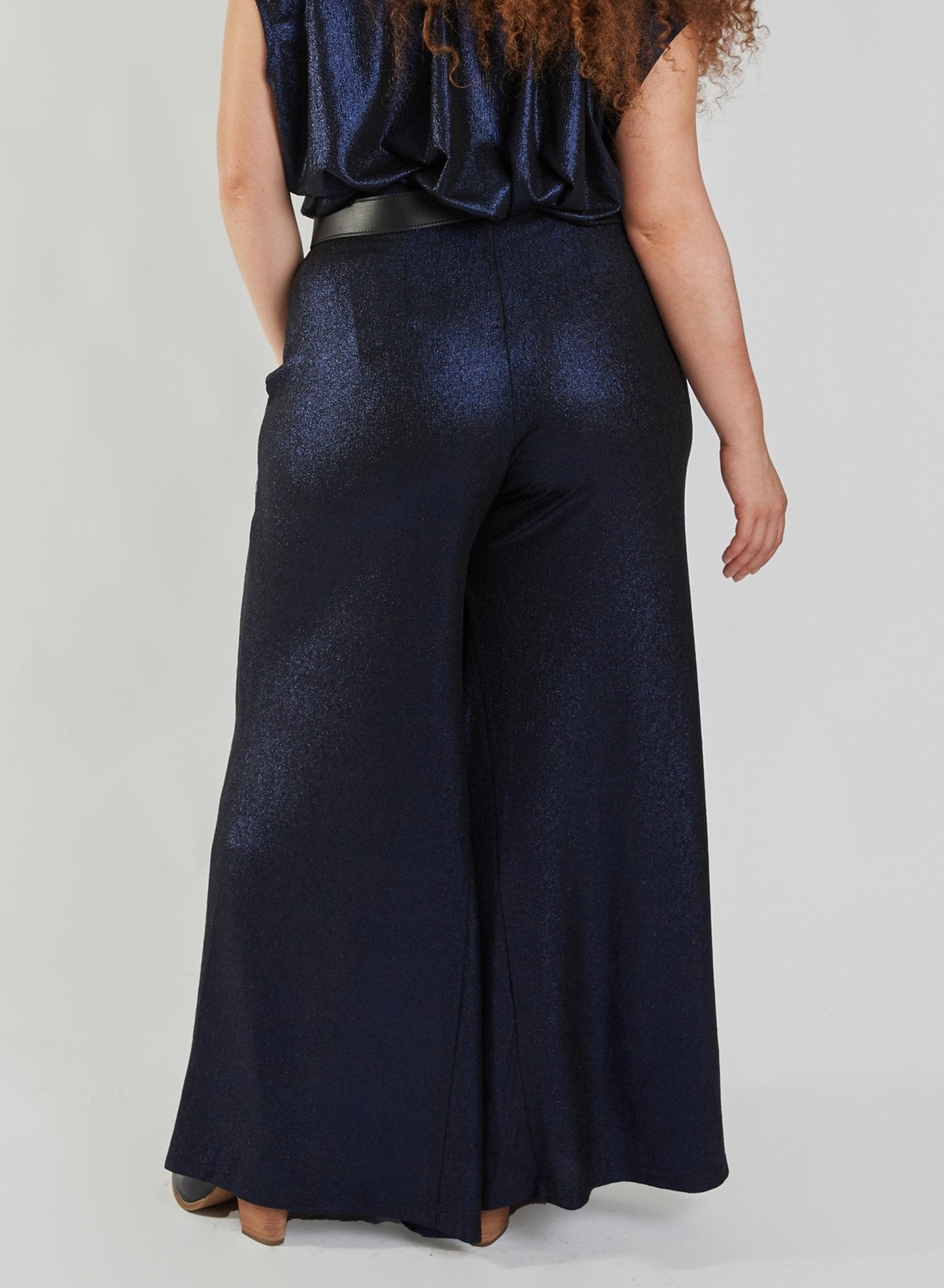 Luis Pant - Navy Sparkle - L (RESALE ITEM) - Meg