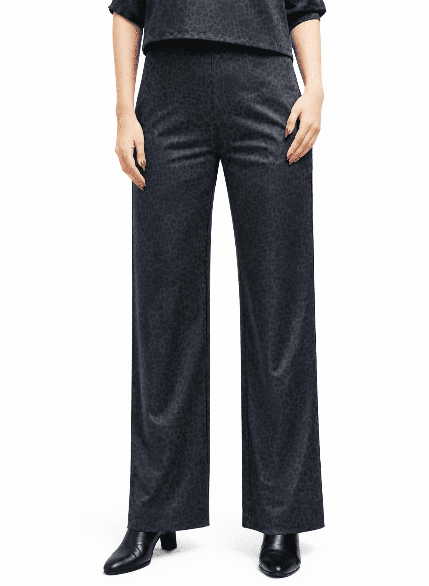 Lunes Pant - Grey Leopard - Meg