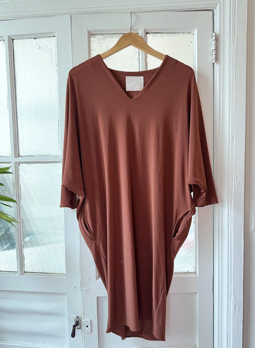 Manteau Dress - Cognac - XS (RESALE ITEM) - Meg