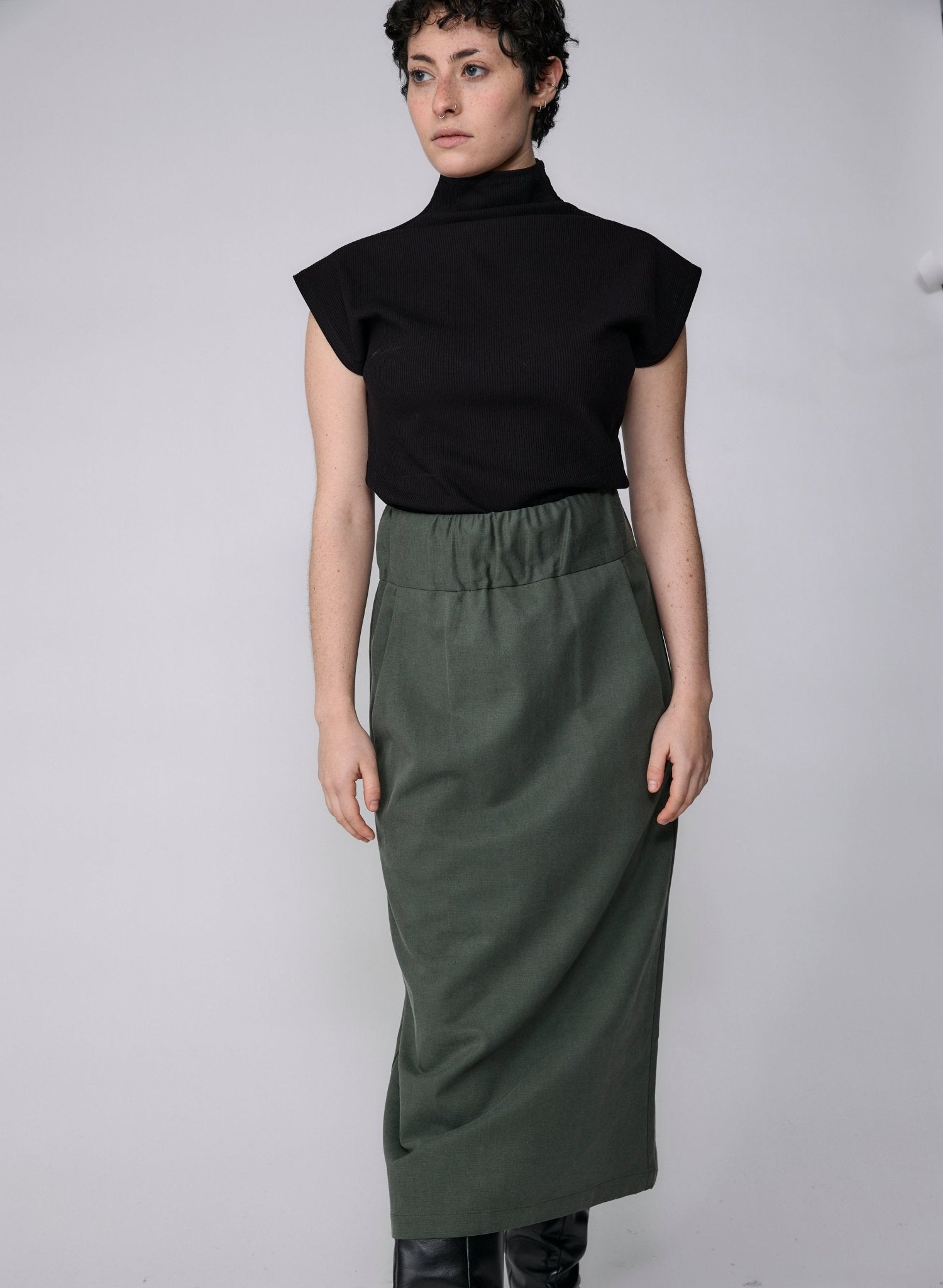 Marketplace Skirt - Olive Twill - Meg