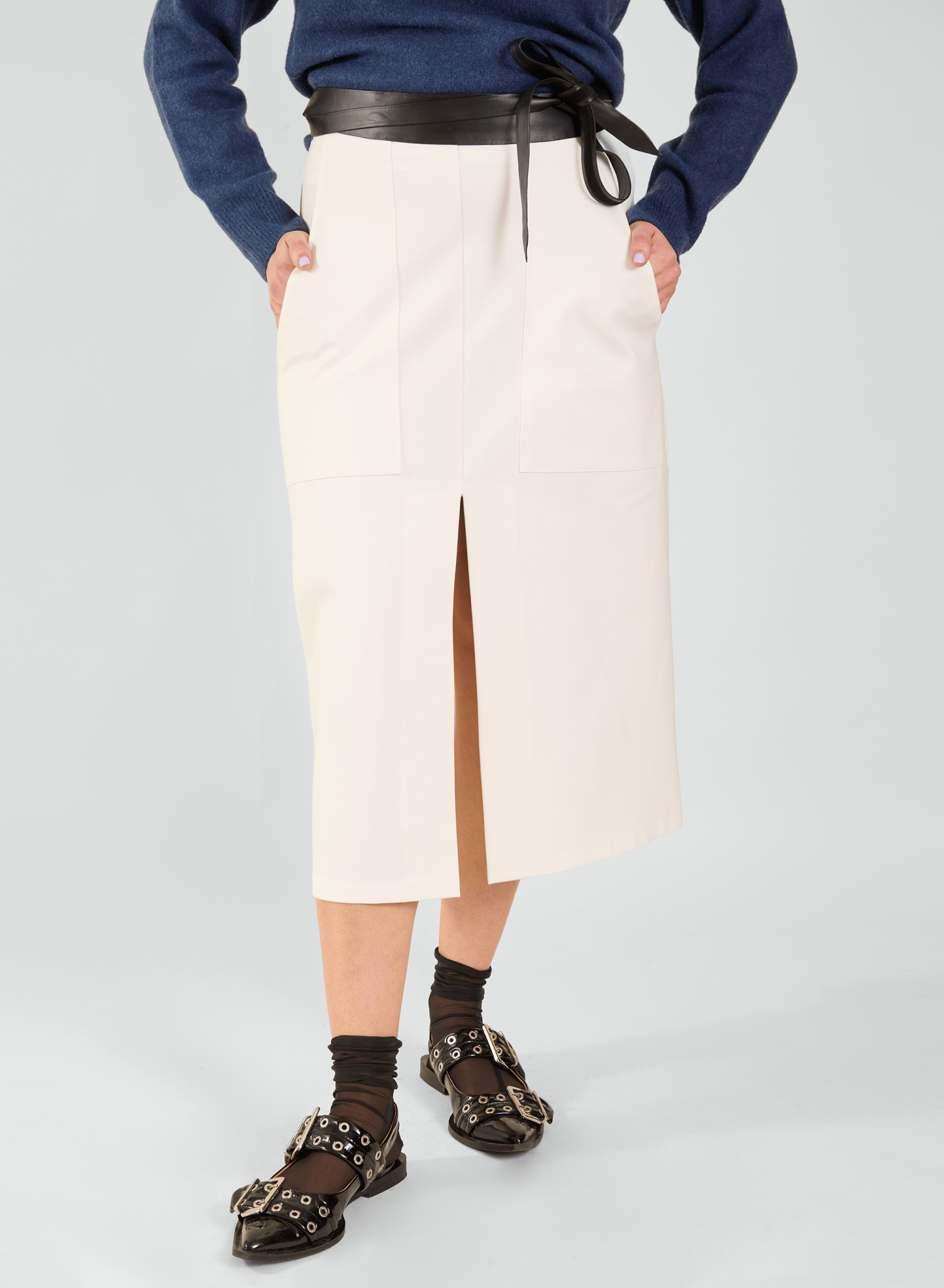 Mia Skirt - White - Meg