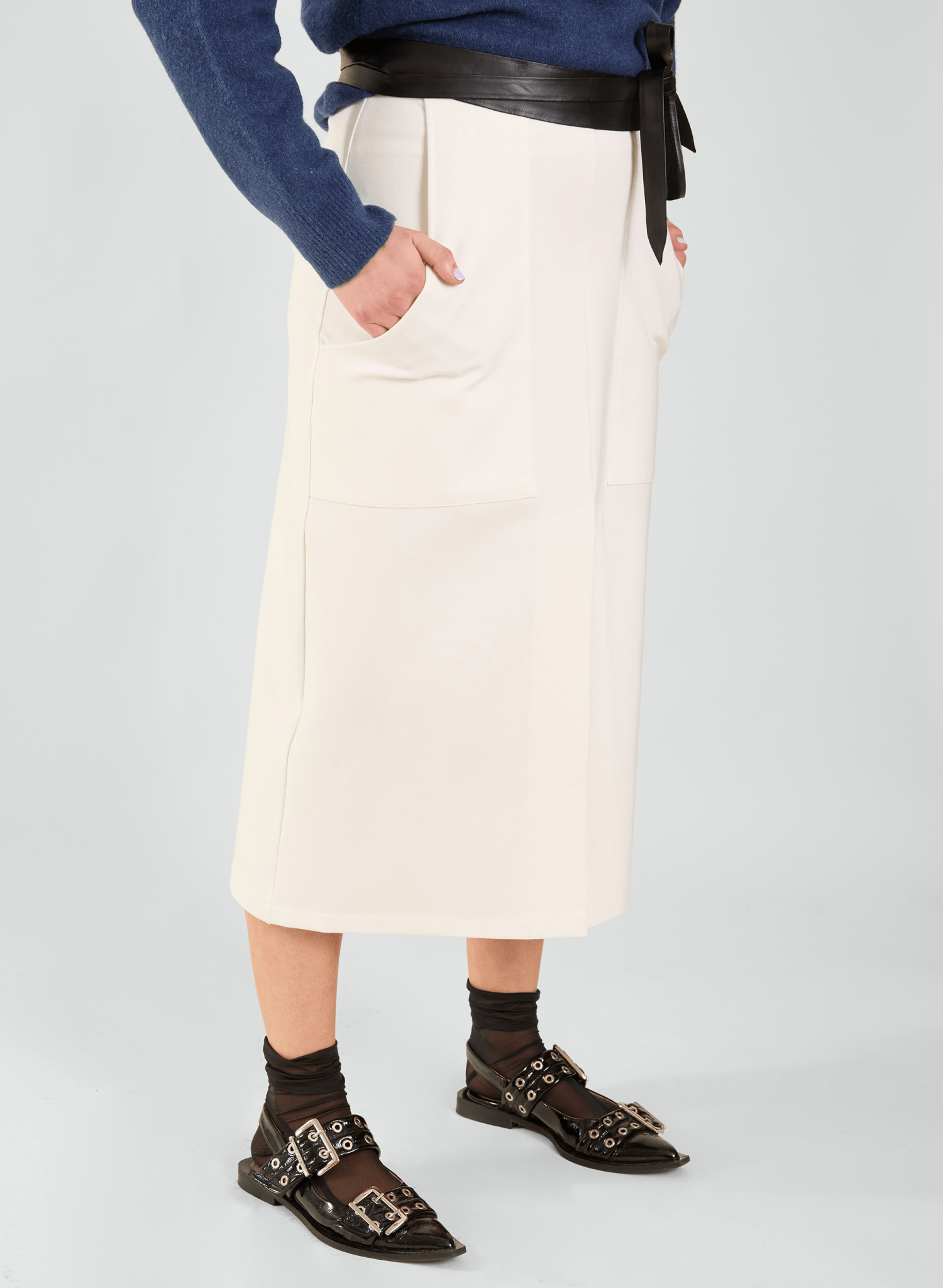 Mia Skirt - White - Meg