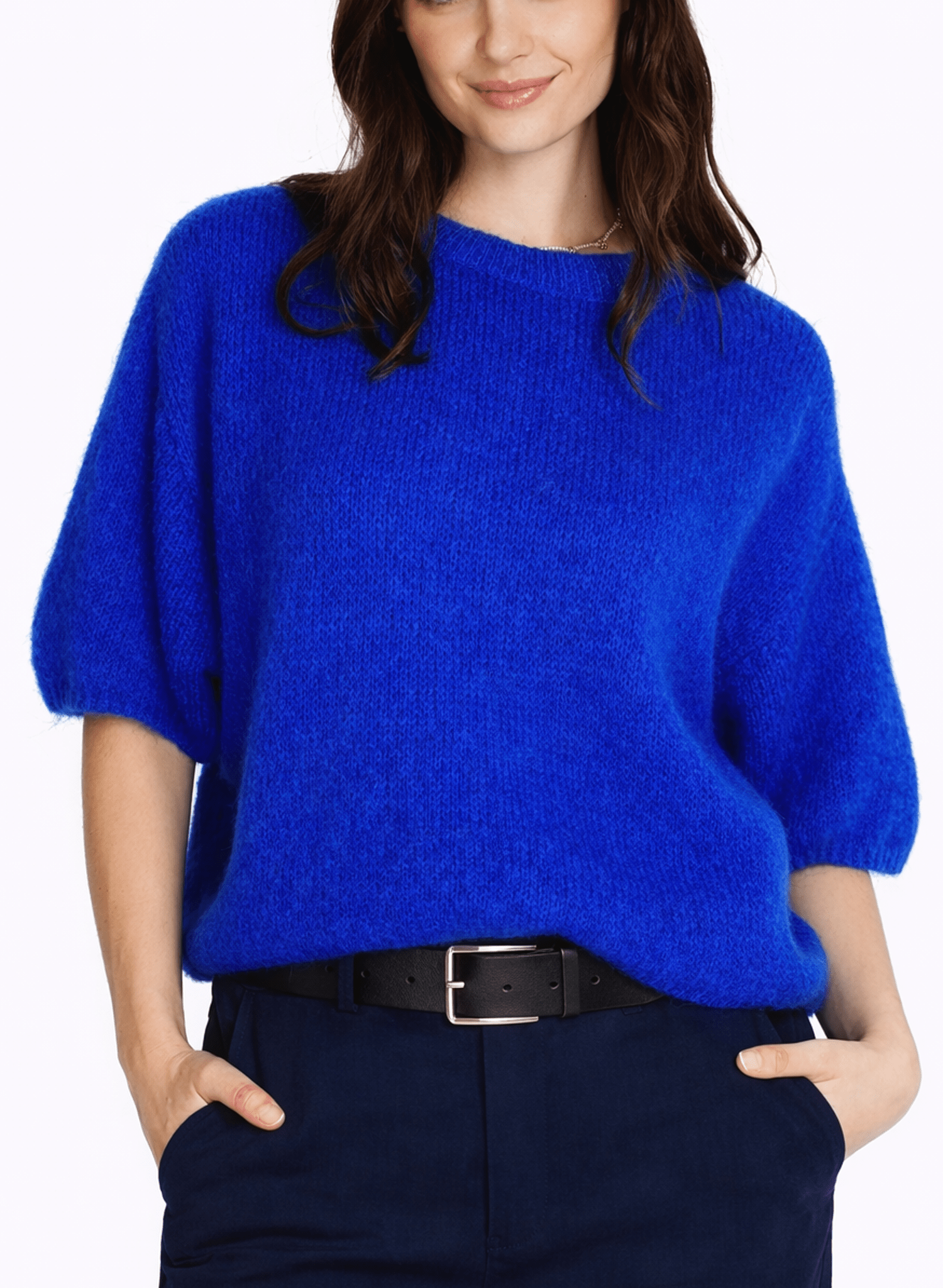 Mohair Sweater - Electric Blue - Meg