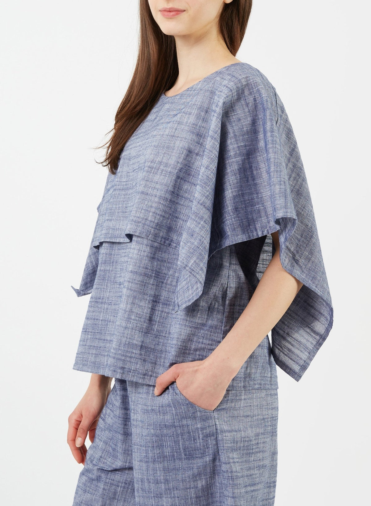 Nun Top - Blue Chambray - Meg