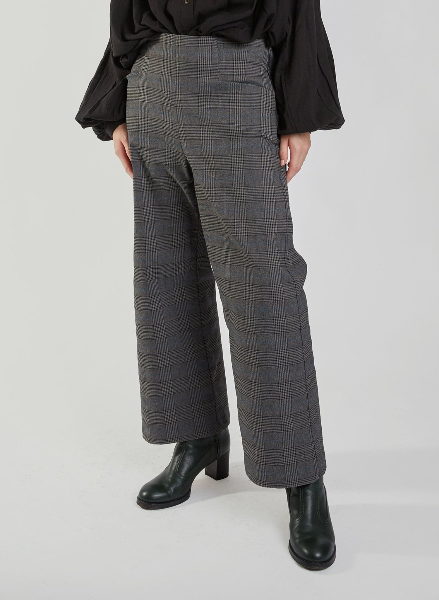 Odette Pant - Blue Plaid - XL (RESALE ITEM) - Meg