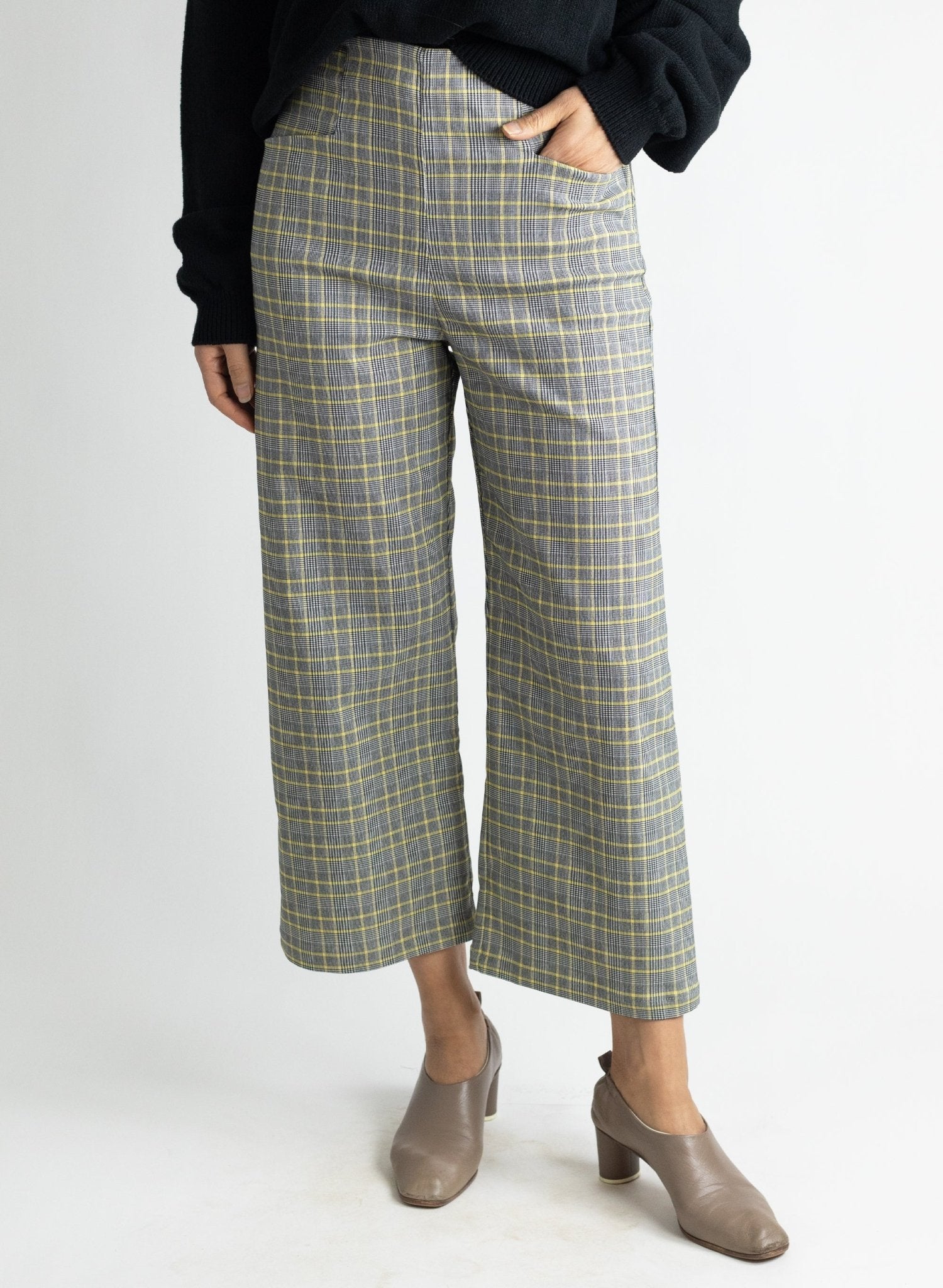 Odette Pant - Yellow Check - Meg