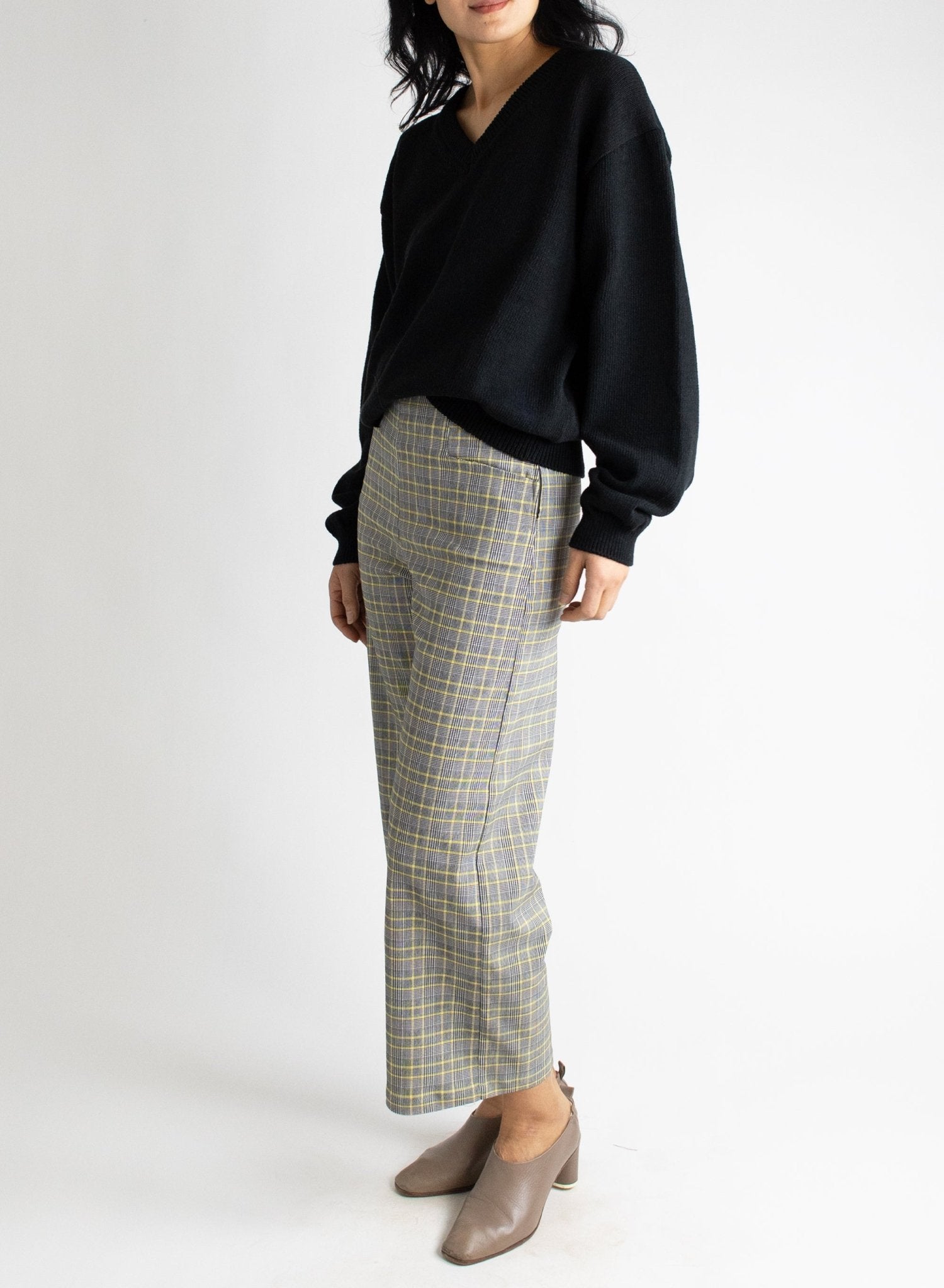 Odette Pant - Yellow Check - Meg