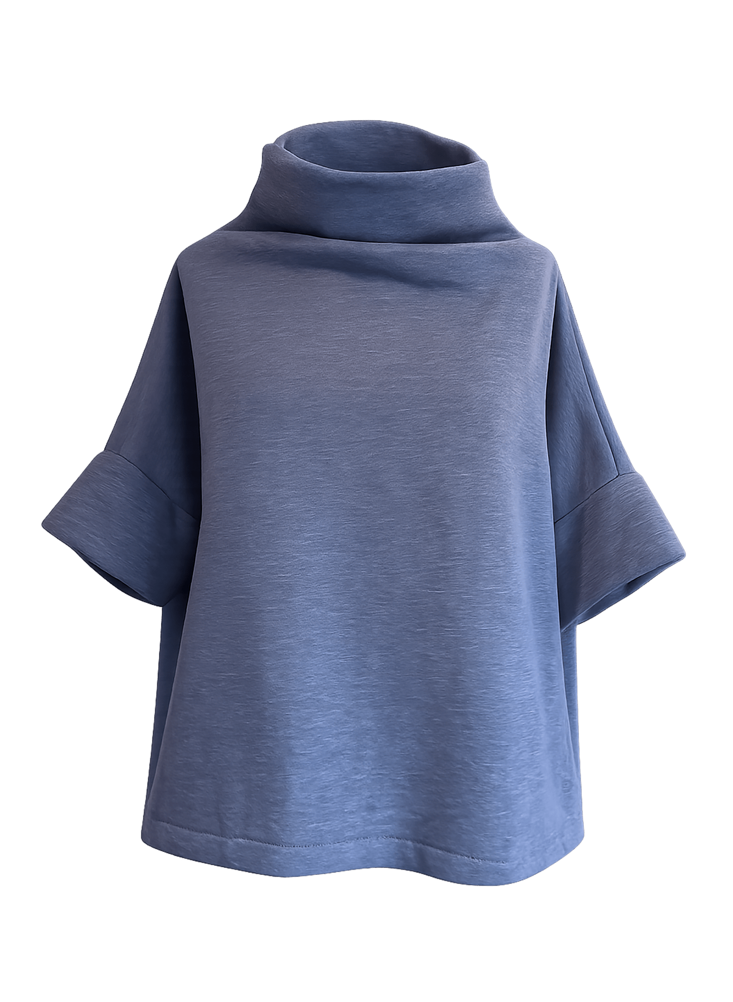 Offside Mock Neck Sweatshirt - Blue (PRE-ORDER) - Meg