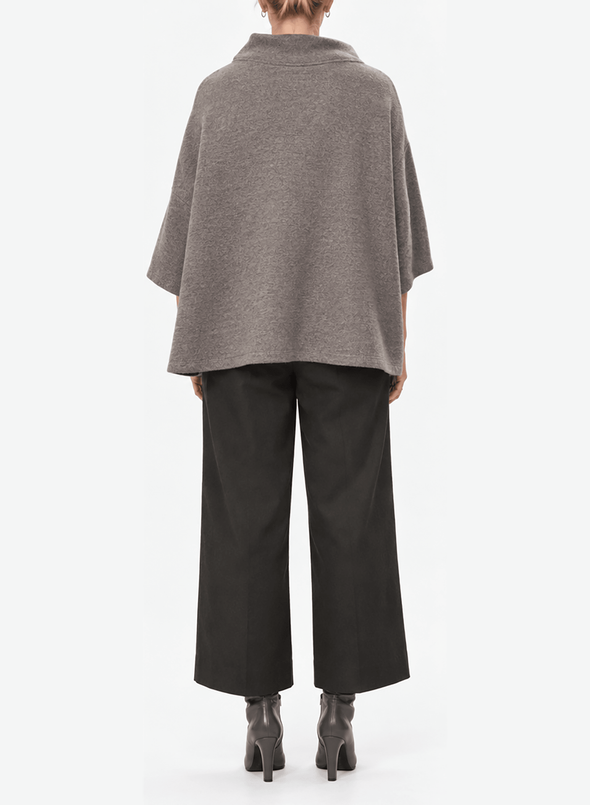 Offside Mock Neck Sweatshirt - Taupe - Meg