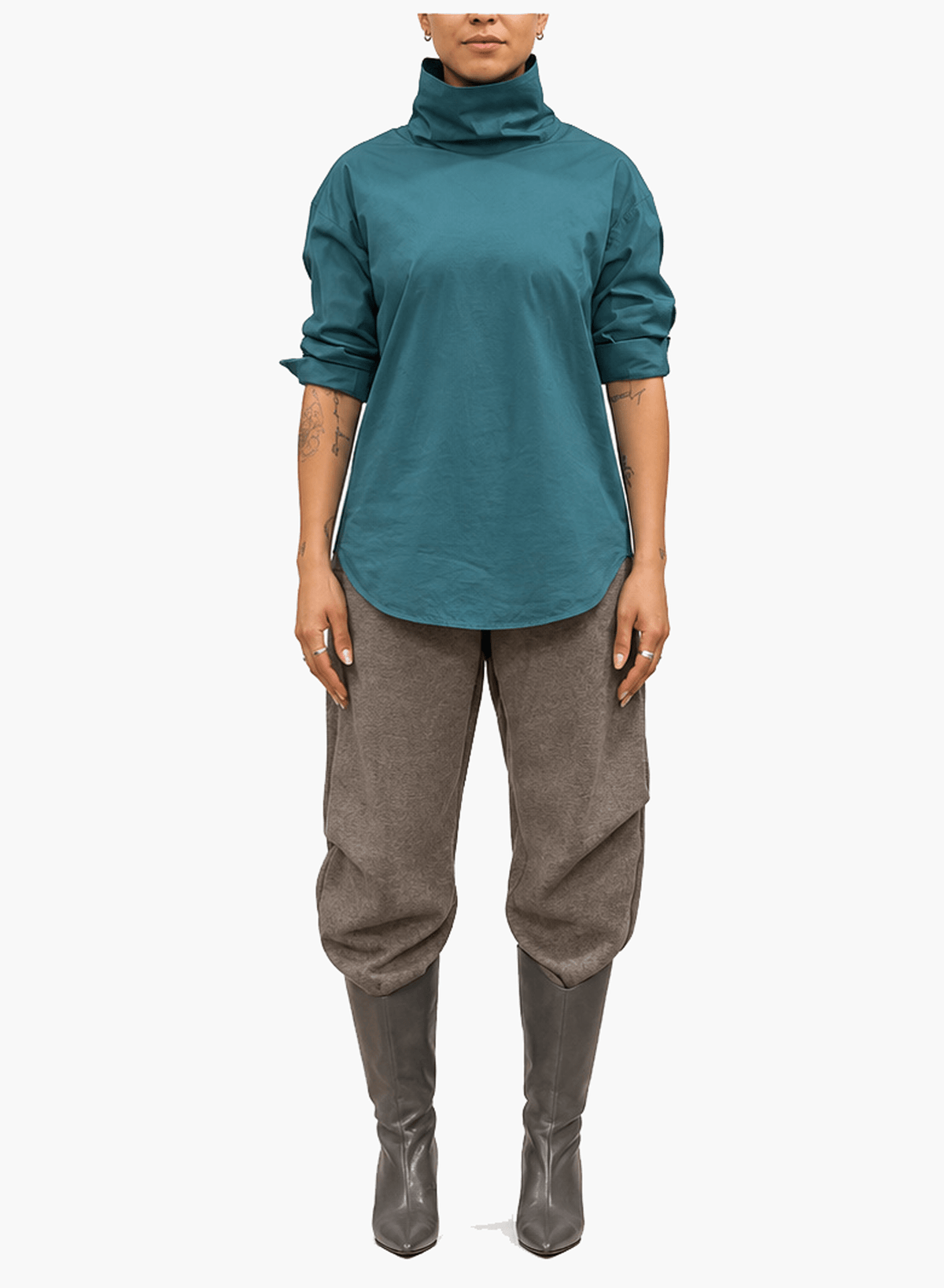 Old City Dip Pant - Taupe - Meg
