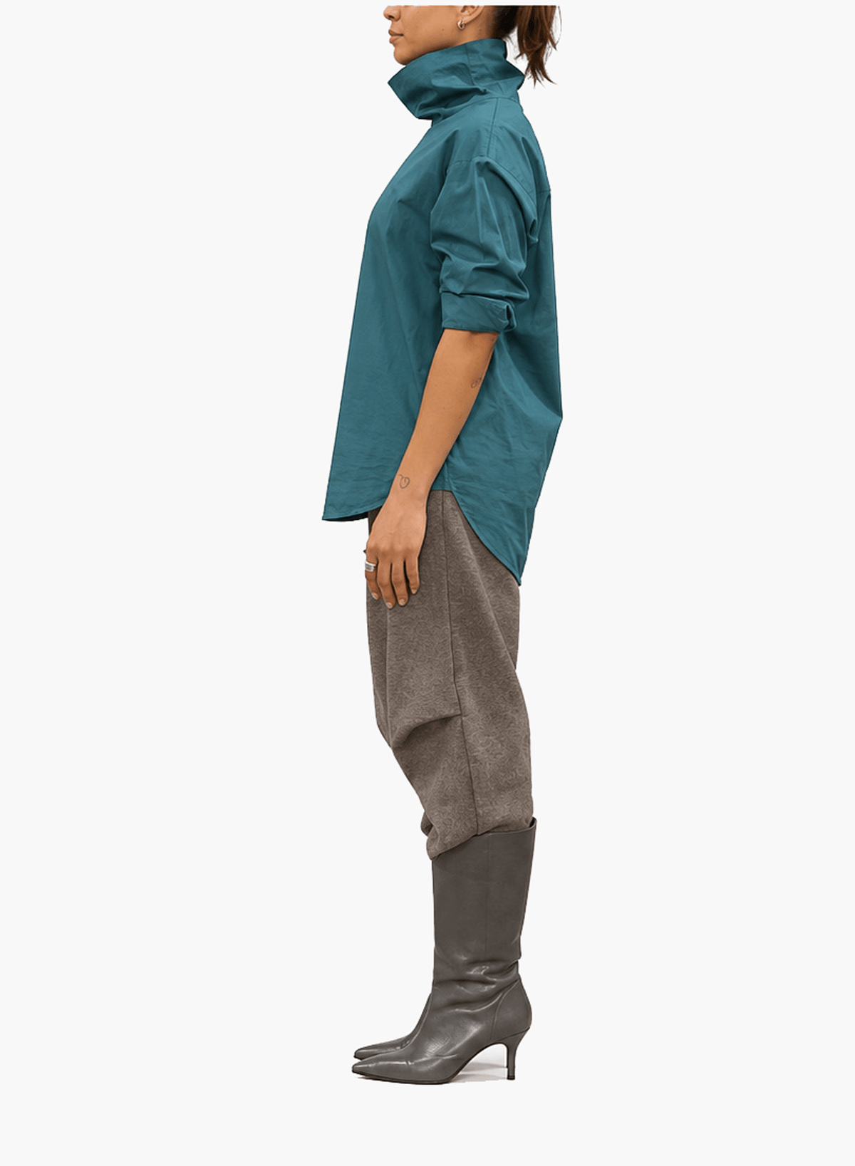 Old City Dip Pant - Taupe - Meg