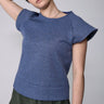 Old City Raglan Tee - Denim Blue - Meg
