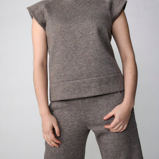 Old City Raglan Tee - Taupe - Meg