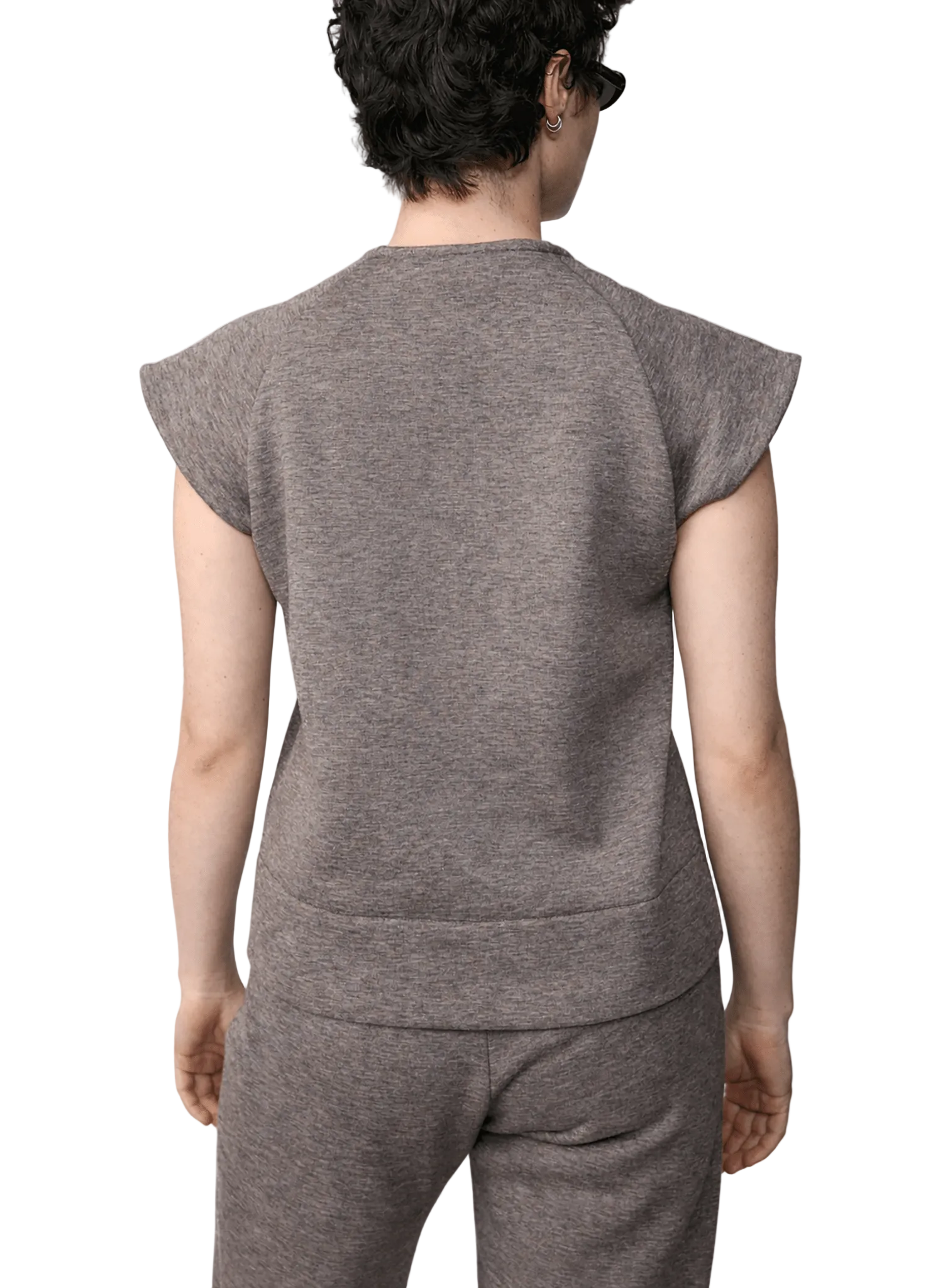 Old City Raglan Tee - Taupe - Meg