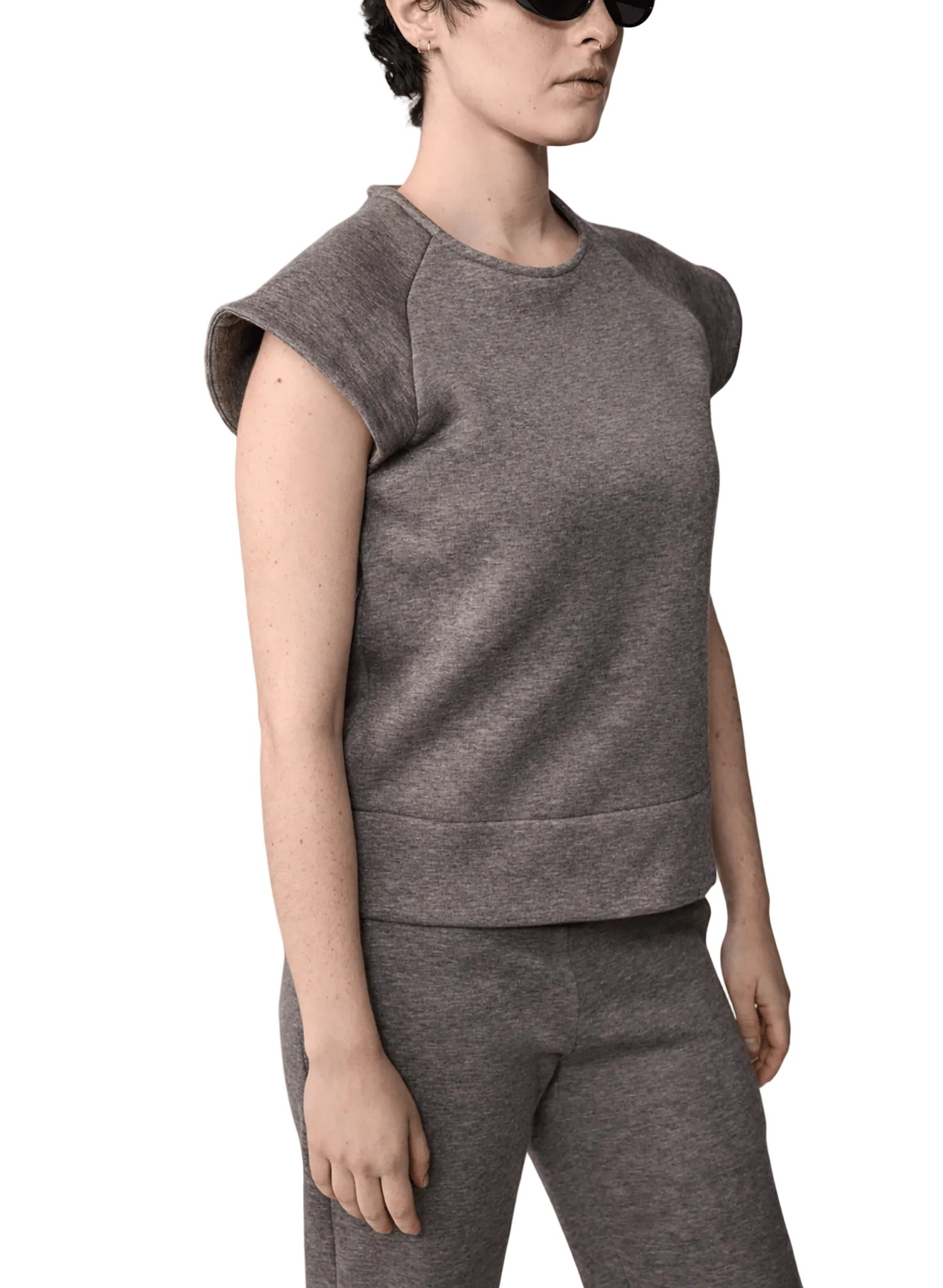 Old City Raglan Tee - Taupe - Meg