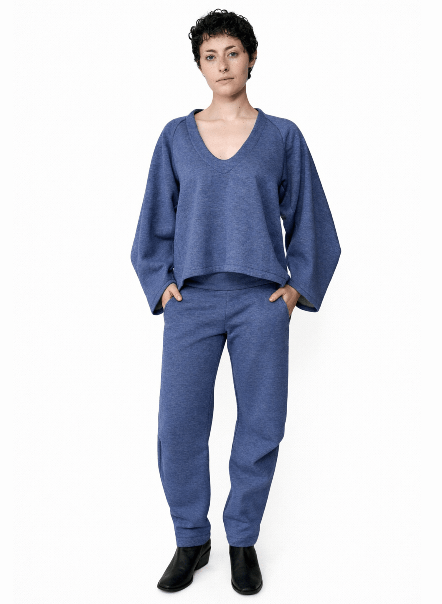 Old City Sweatshirt - Denim Blue - Meg