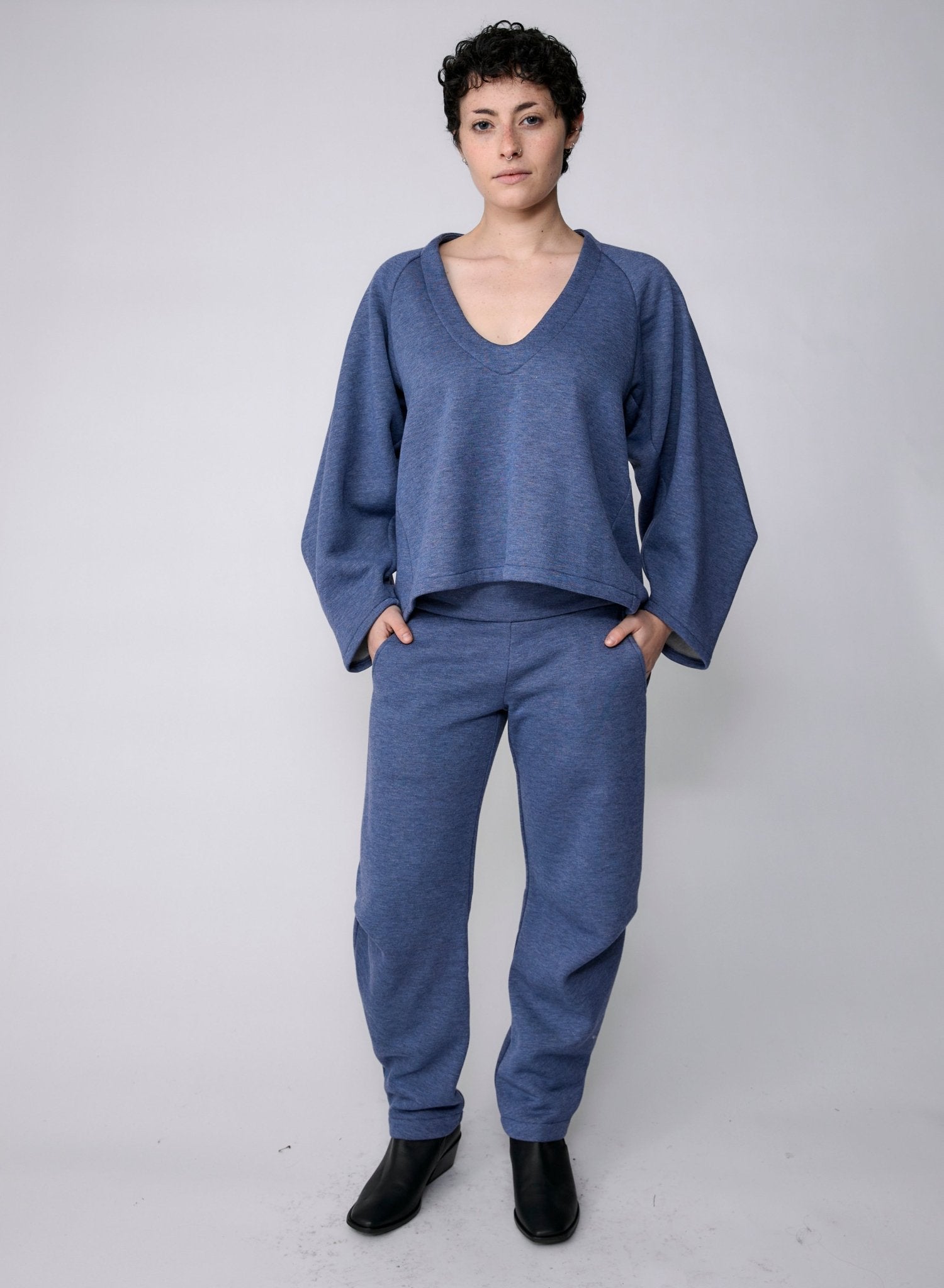 Old City Sweatshirt - Denim Blue - Meg