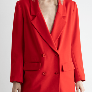 Oversized Blazer - Red - Meg