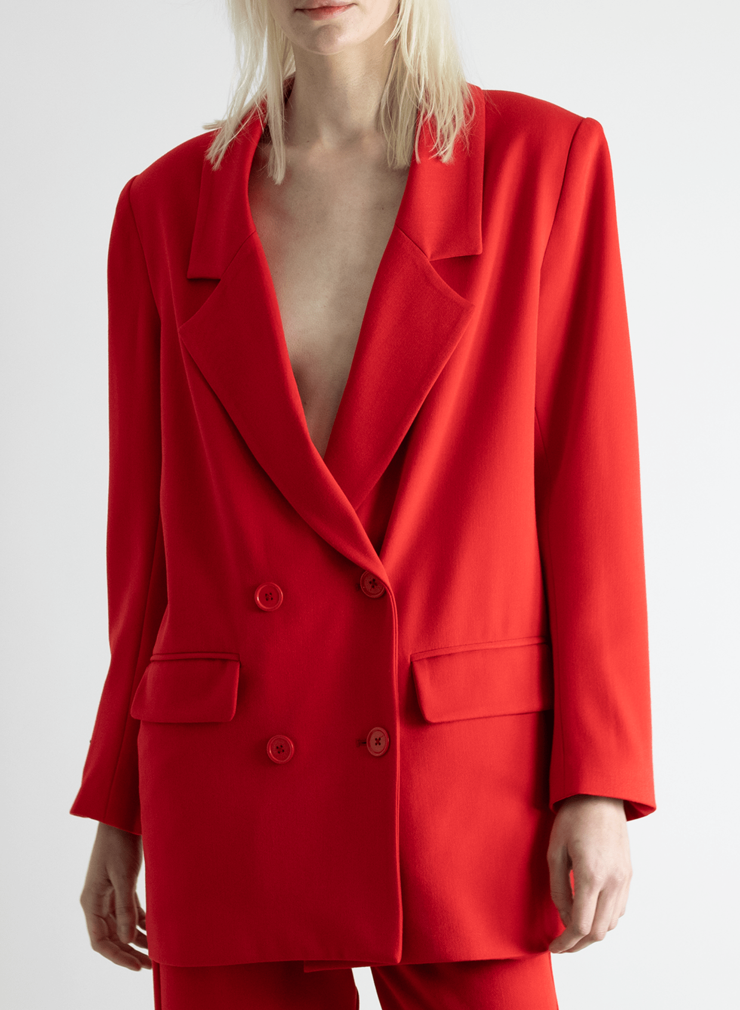 Oversized Blazer - Red - Meg