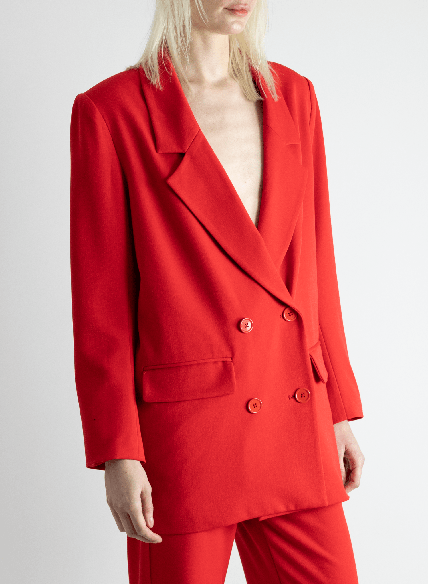 Oversized Blazer - Red - Meg