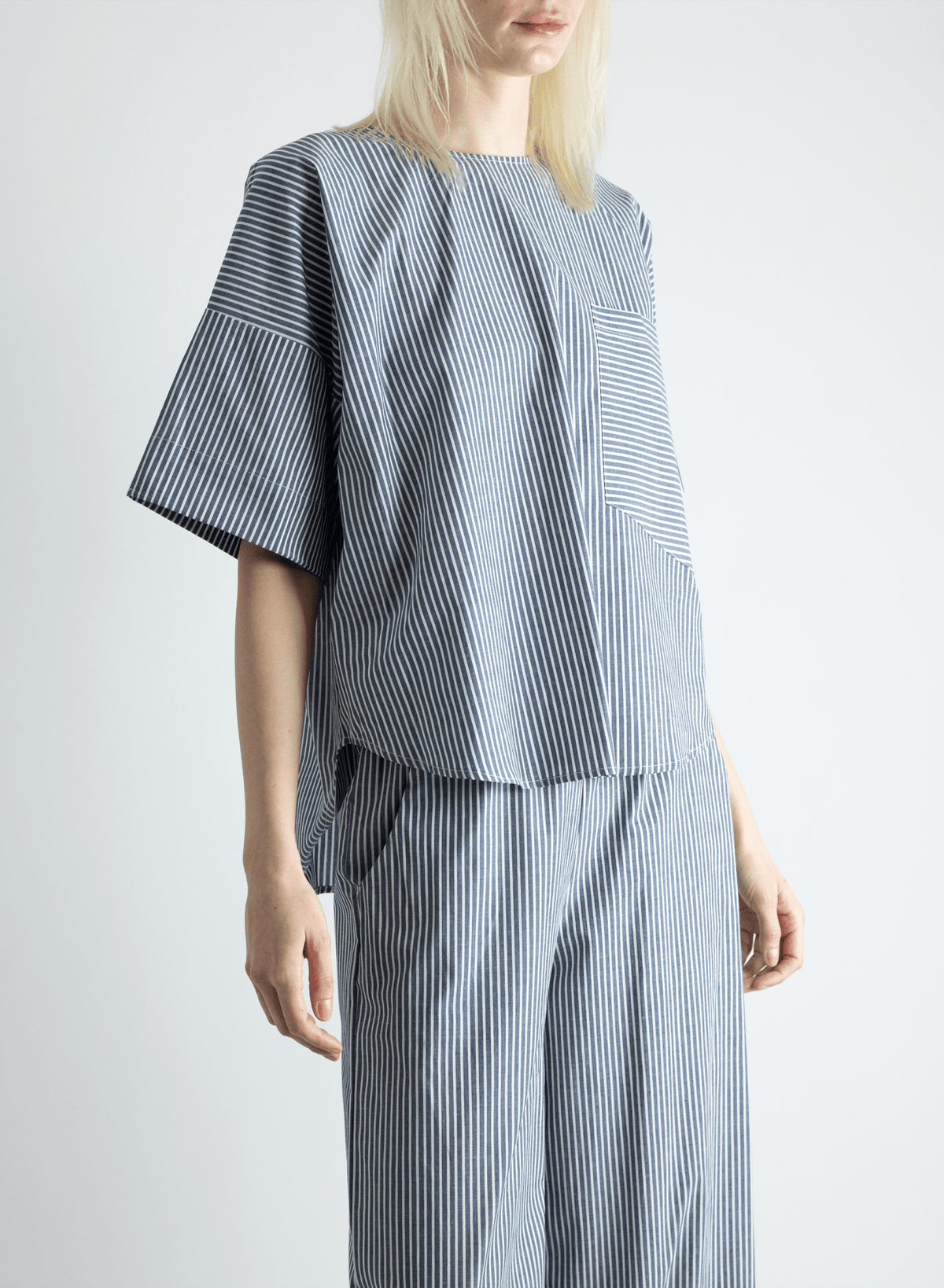 Oversized Tee - Railroad Stripe - Meg
