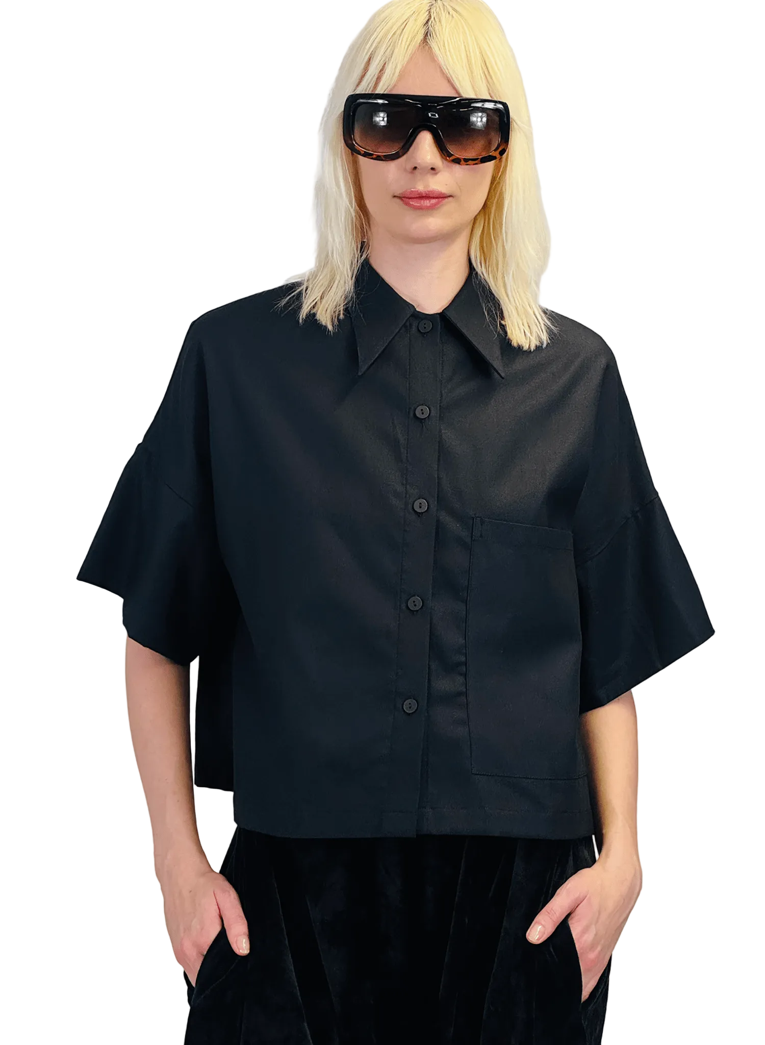 Petite Chemise - Black - Meg