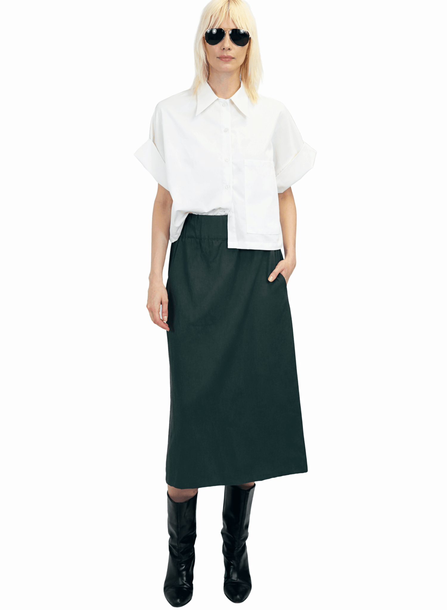 Petite Chemise - White - Meg